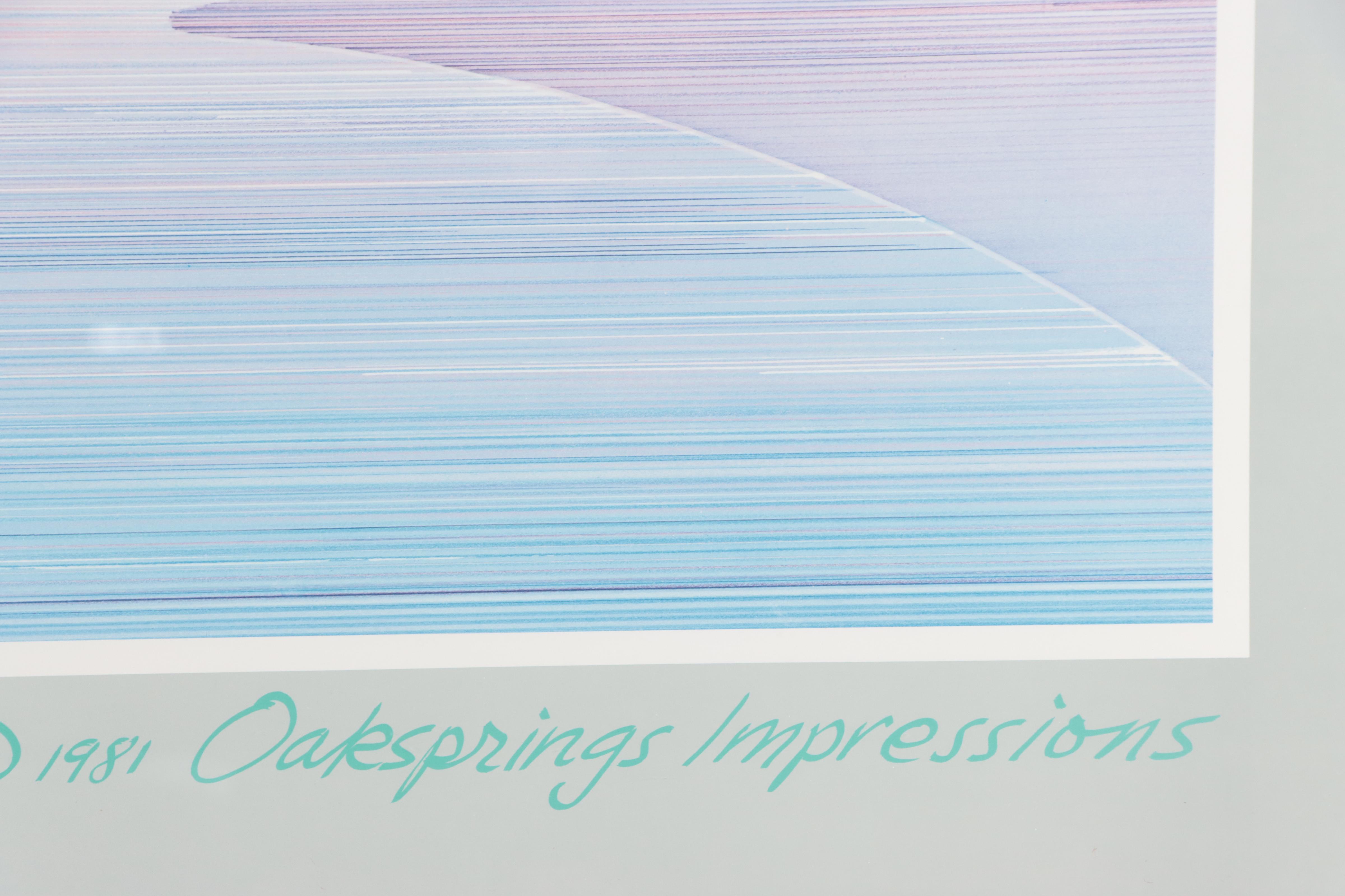 Offset Lithograph After Marcus Uzilevsky "Lily of the Valley," Late 20th Century