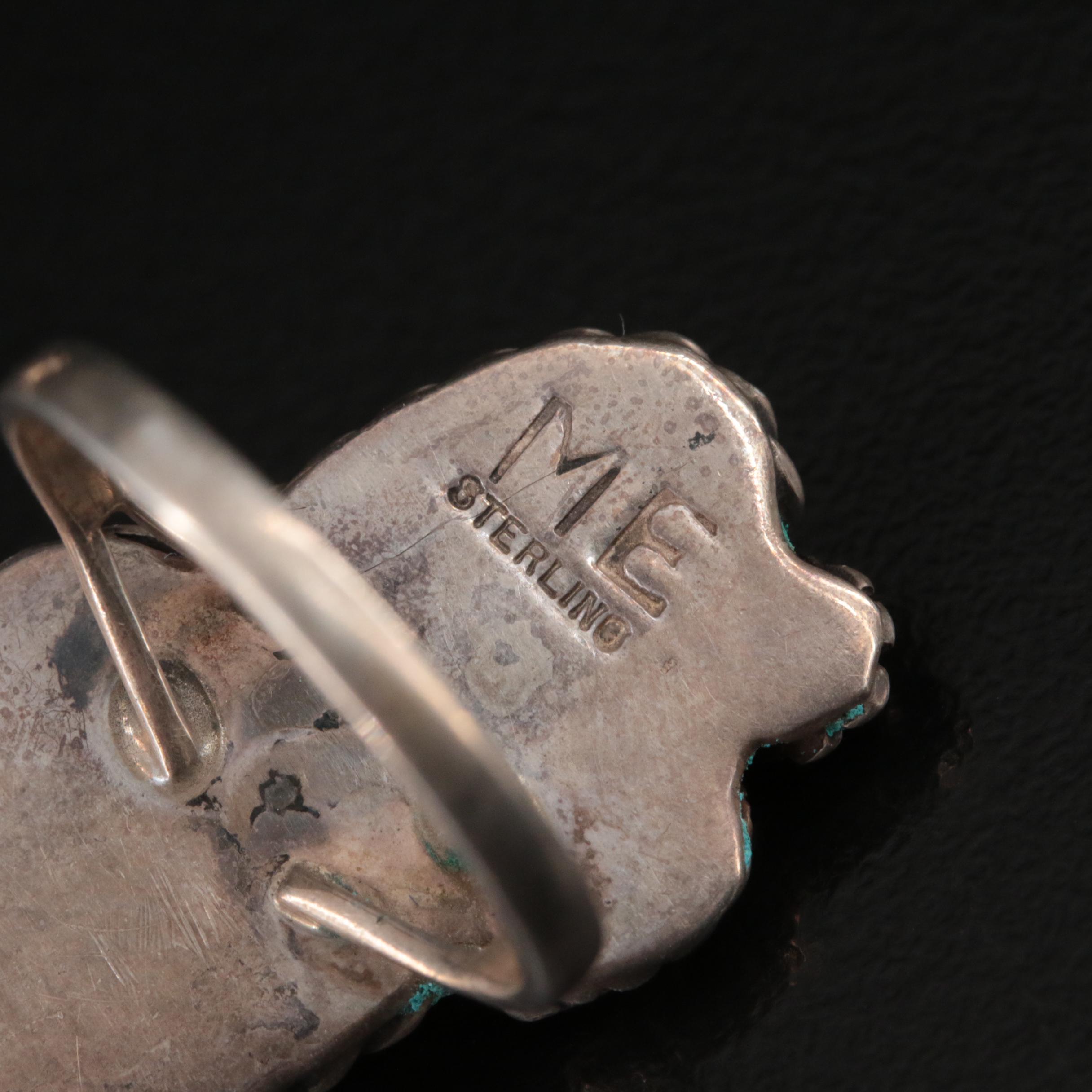 Turquoise, Shell and Mother-of-Pearl Included in Southwestern Ring Selection