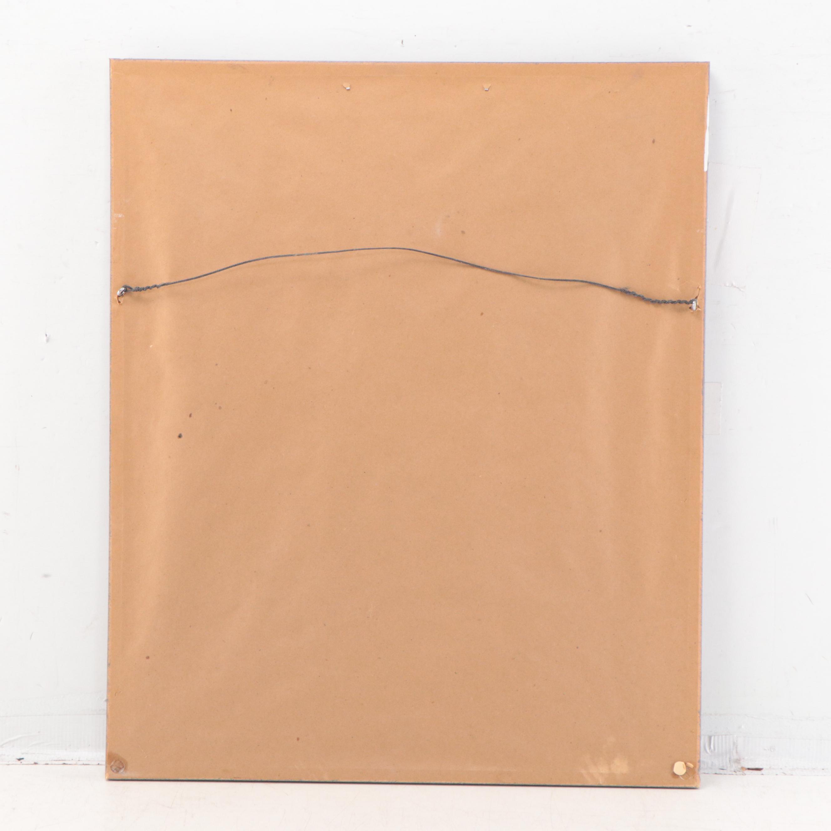 Helen Dillion Serigraph "Corner Roses"