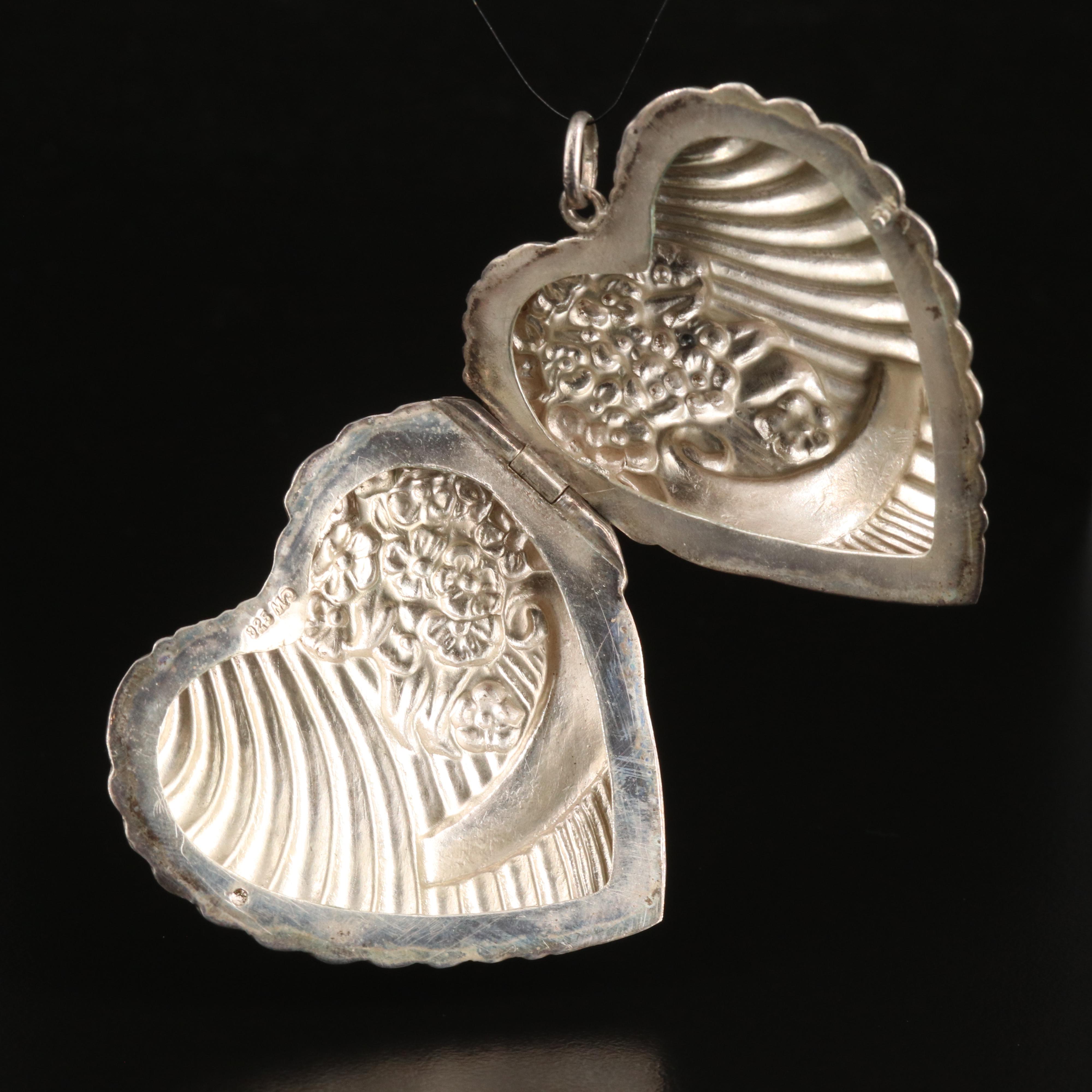 Sterling Heart Locket