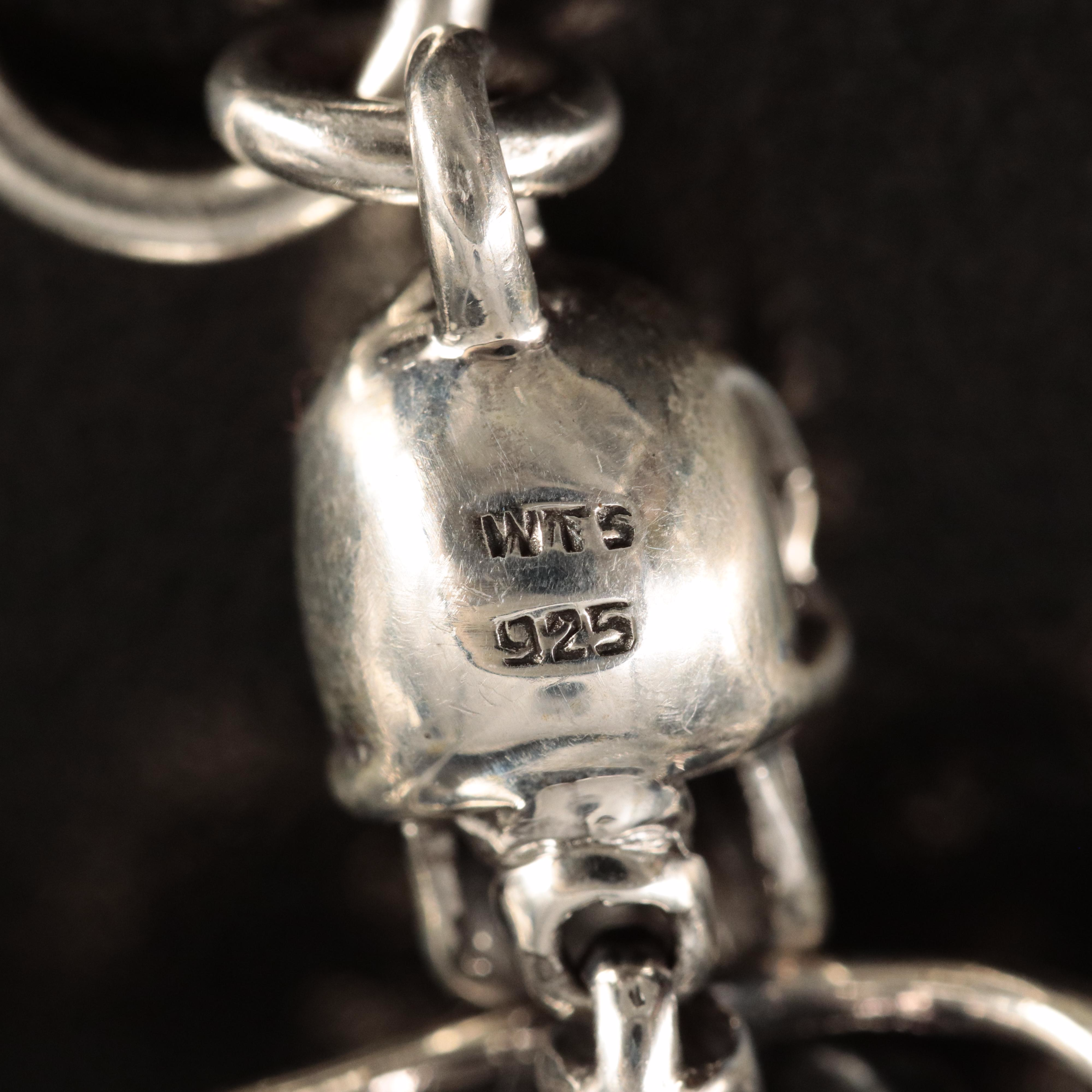 Sterling Articulating Skeleton Pendant