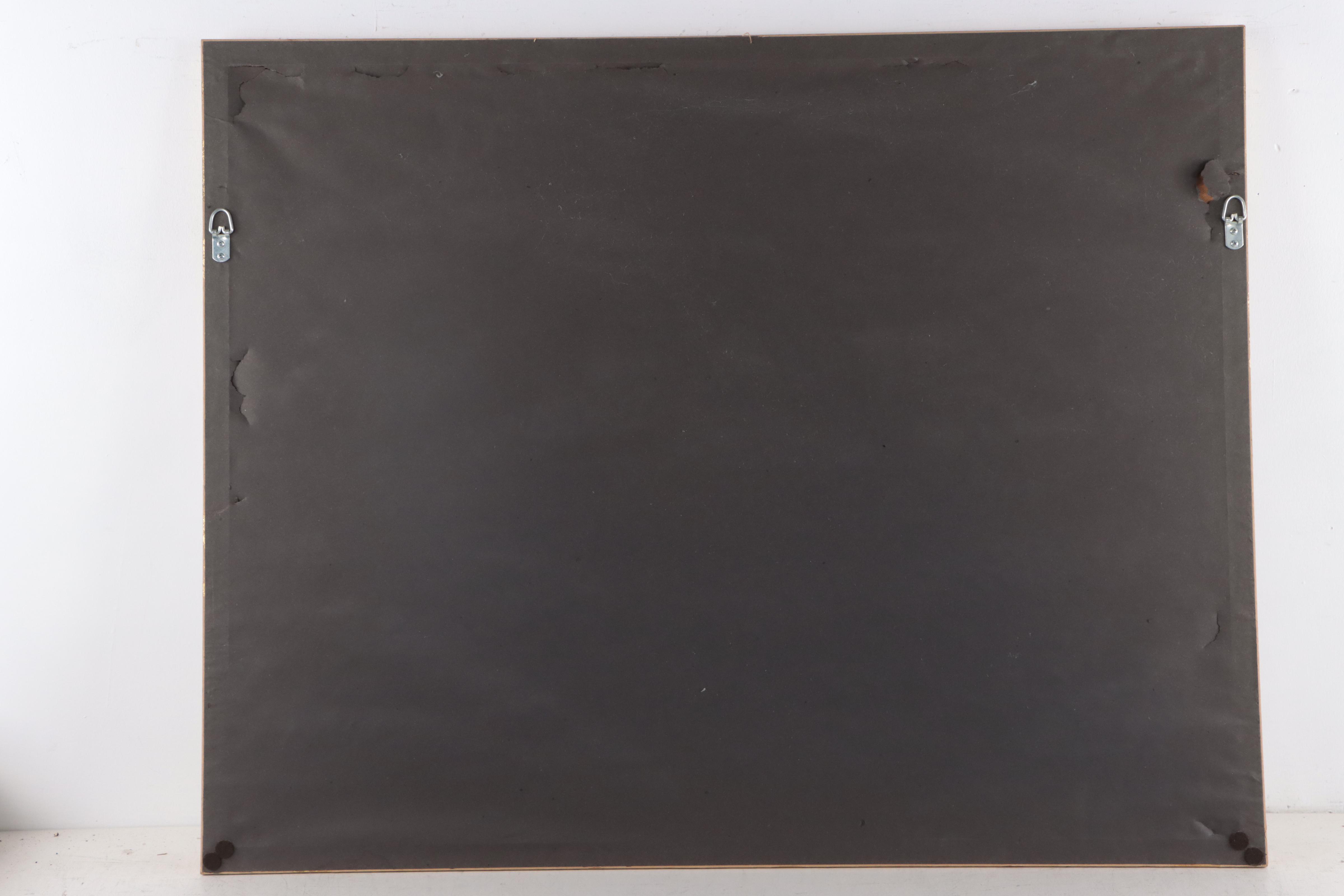 Daniel Ruiz Abstract Non-Objective Mixed Media Painting, Late 20th Century