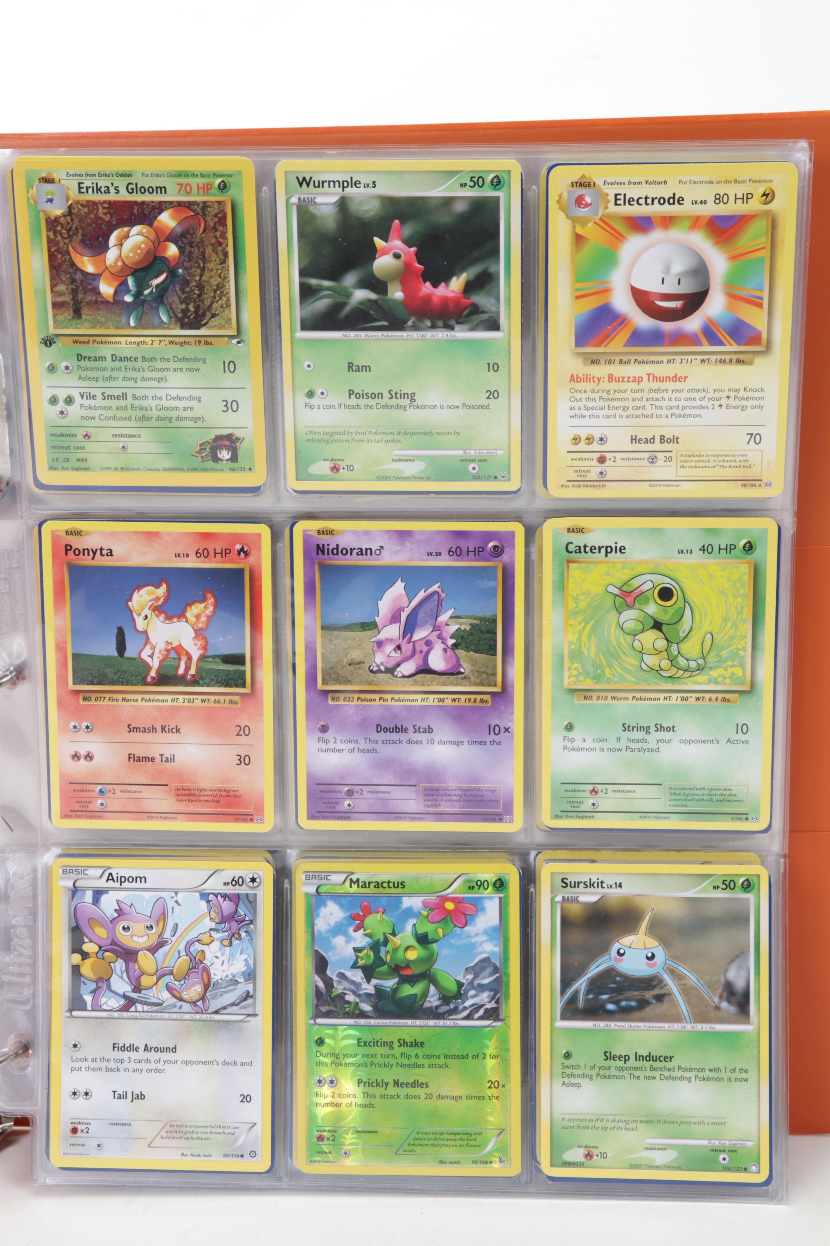 Pokémon Trading Cards Including First Edition "Erika's Gloom"