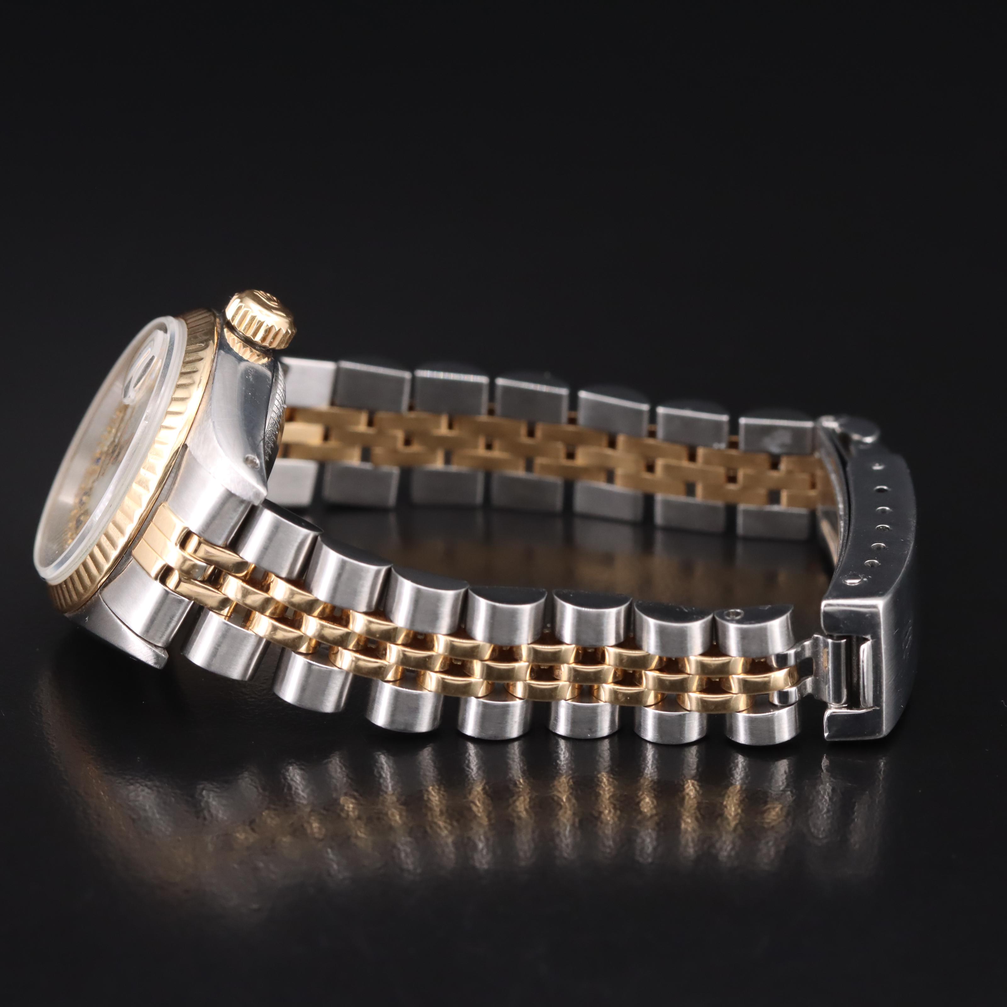 1985 Rolex Oyster Perpetual Mother-of-Pearl and Gemstone Dial Watch