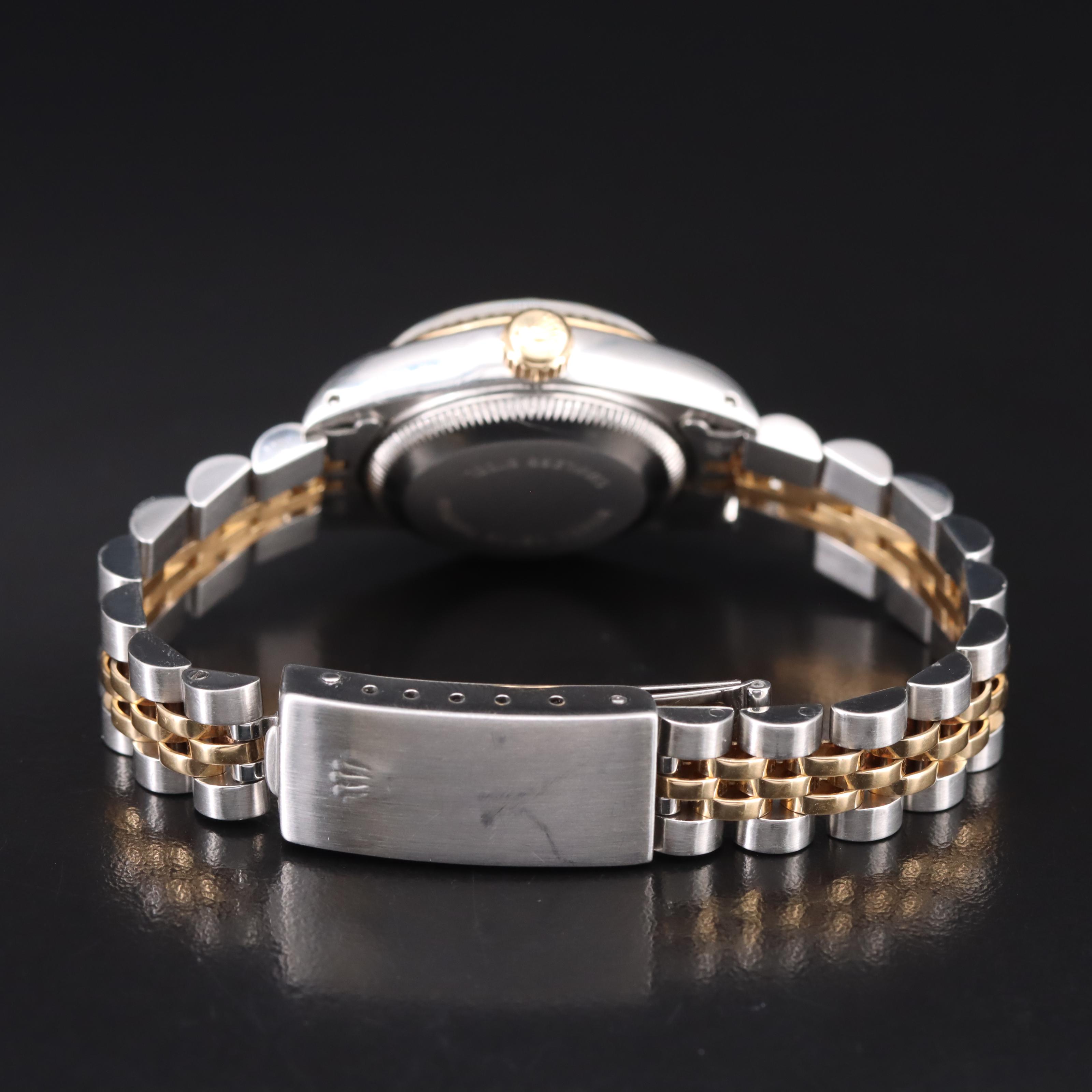 1985 Rolex Oyster Perpetual Mother-of-Pearl and Gemstone Dial Watch