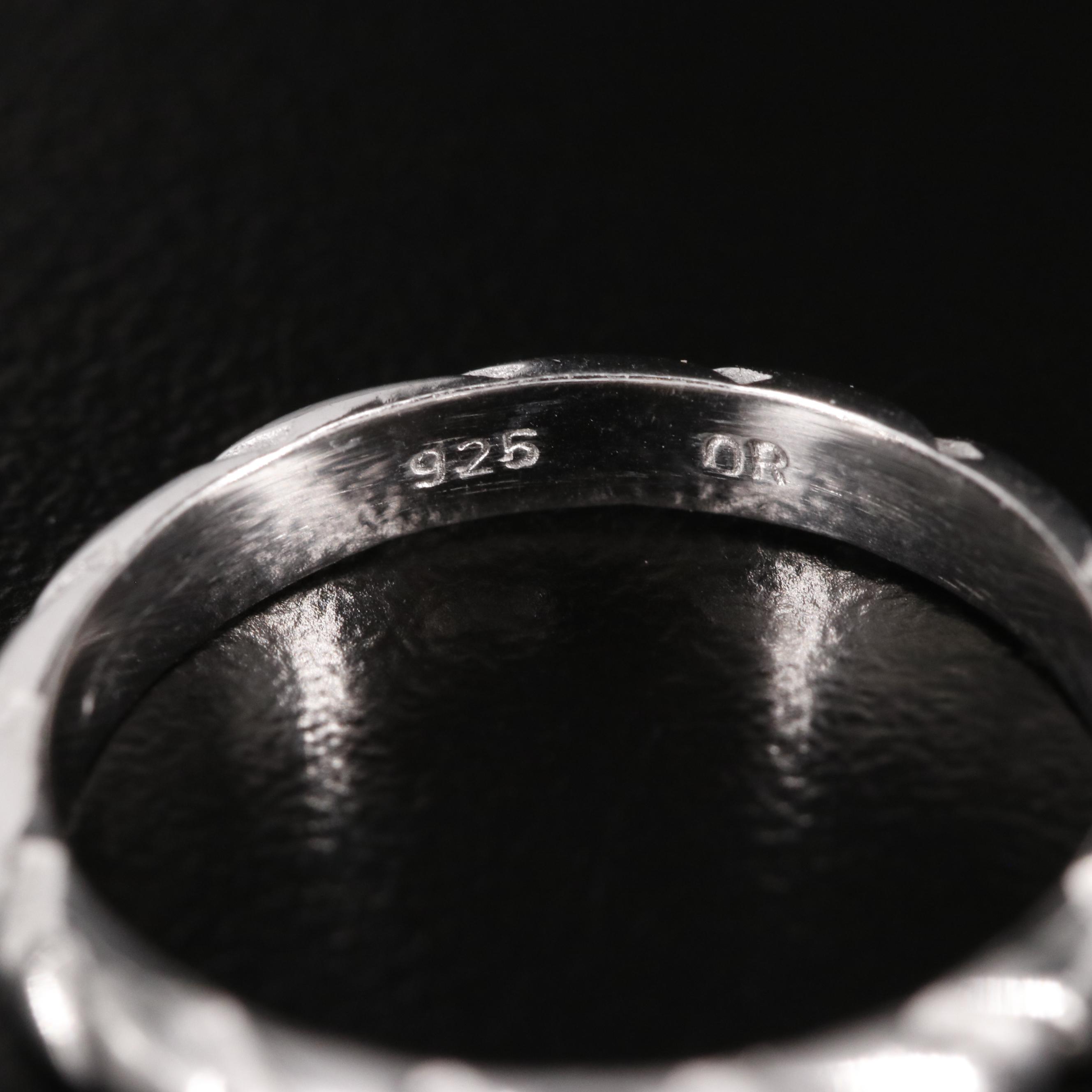 Sterling Textured Band Ring