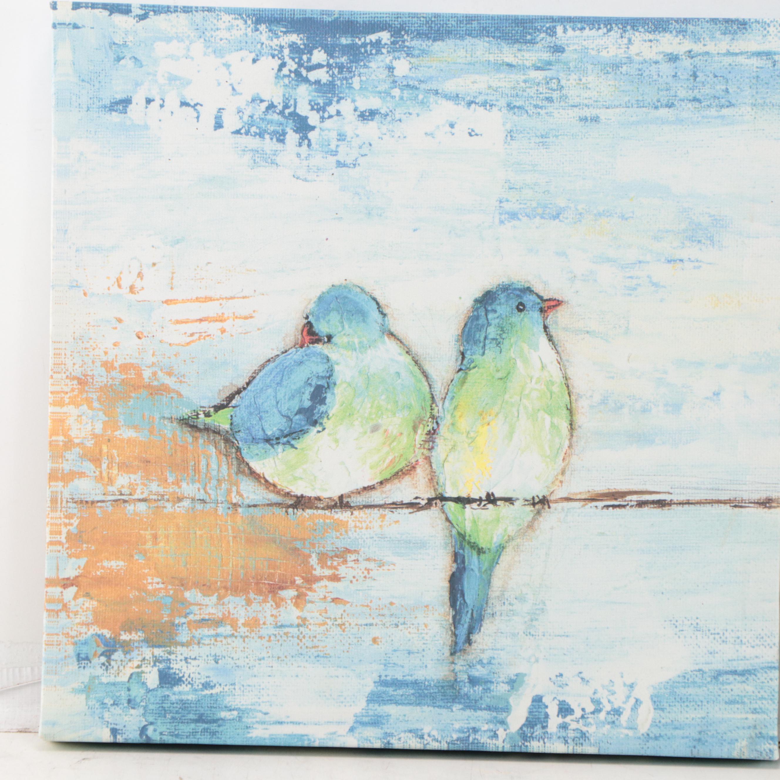 Giclées of Birds on a Wire