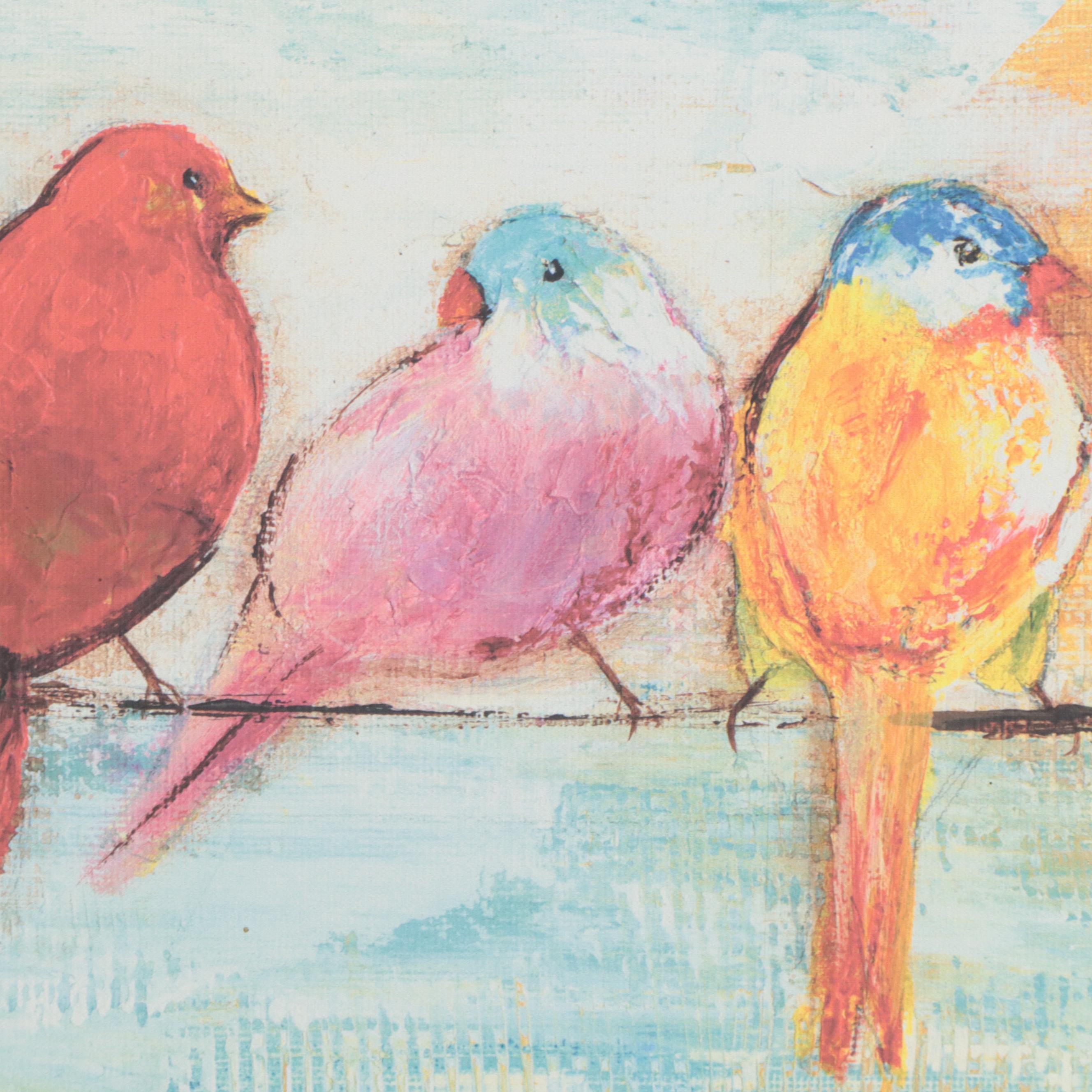 Giclées of Birds on a Wire