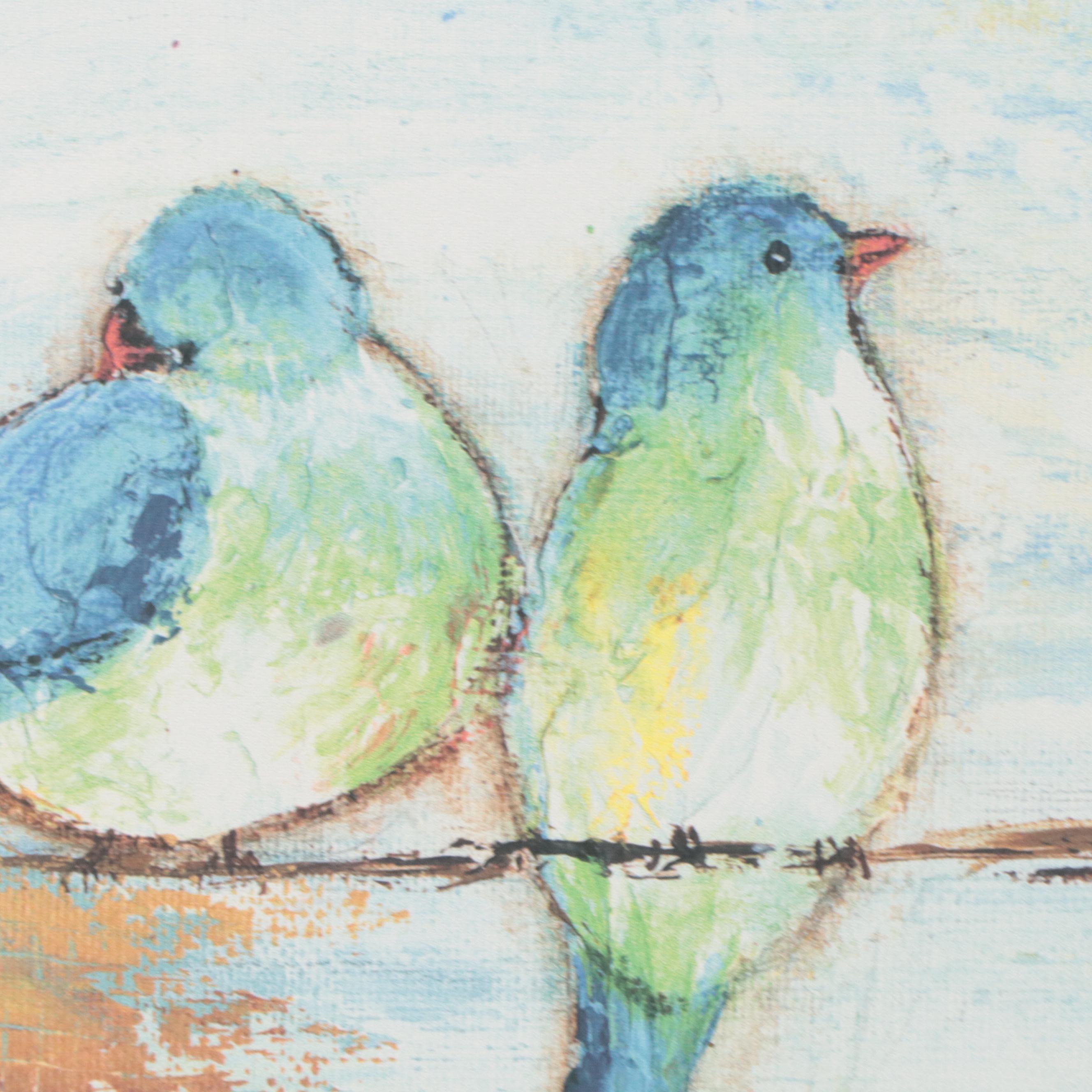 Giclées of Birds on a Wire