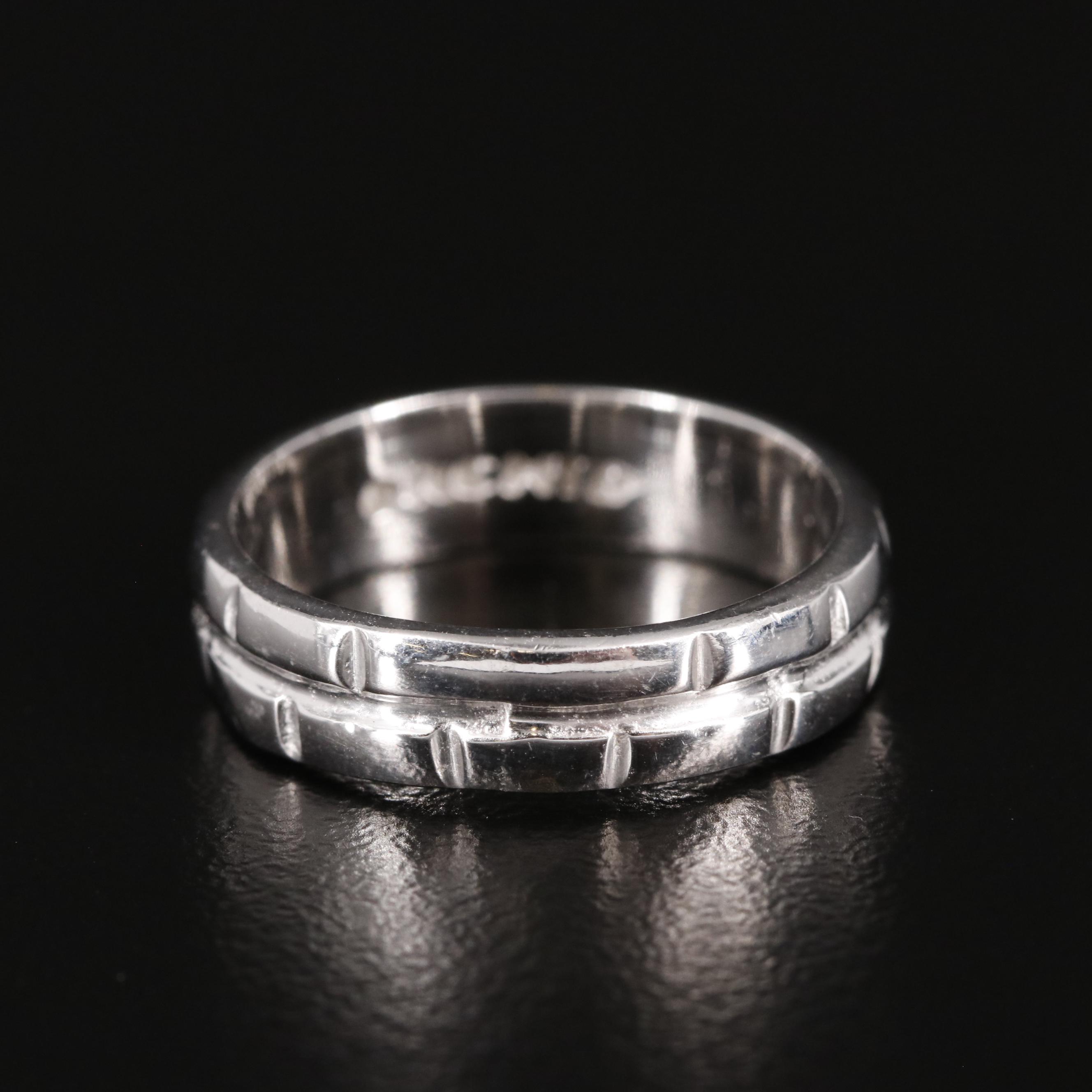 Sterling Textured Band Ring