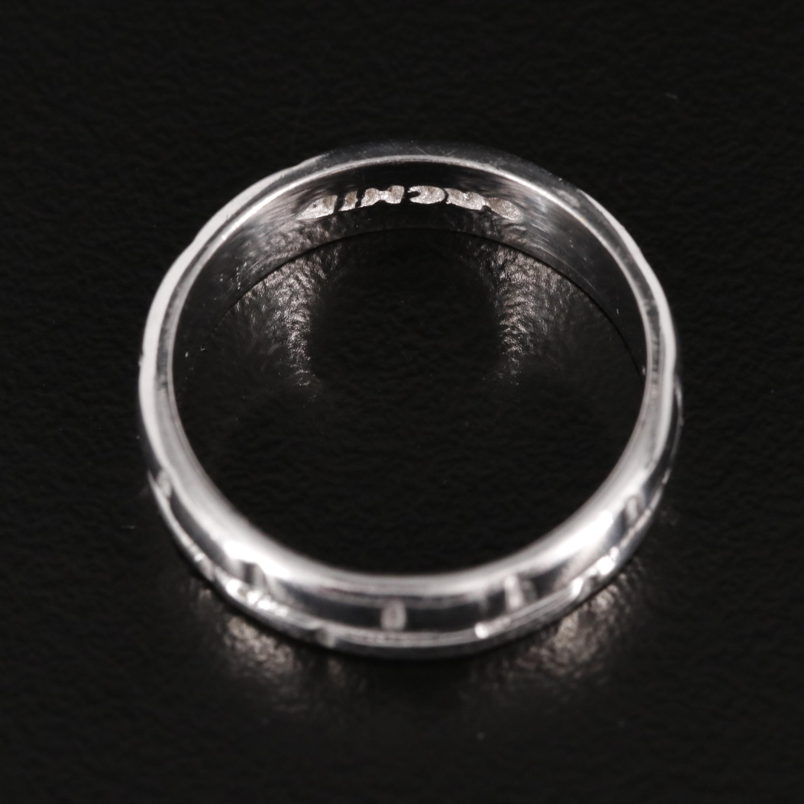 Sterling Textured Band Ring