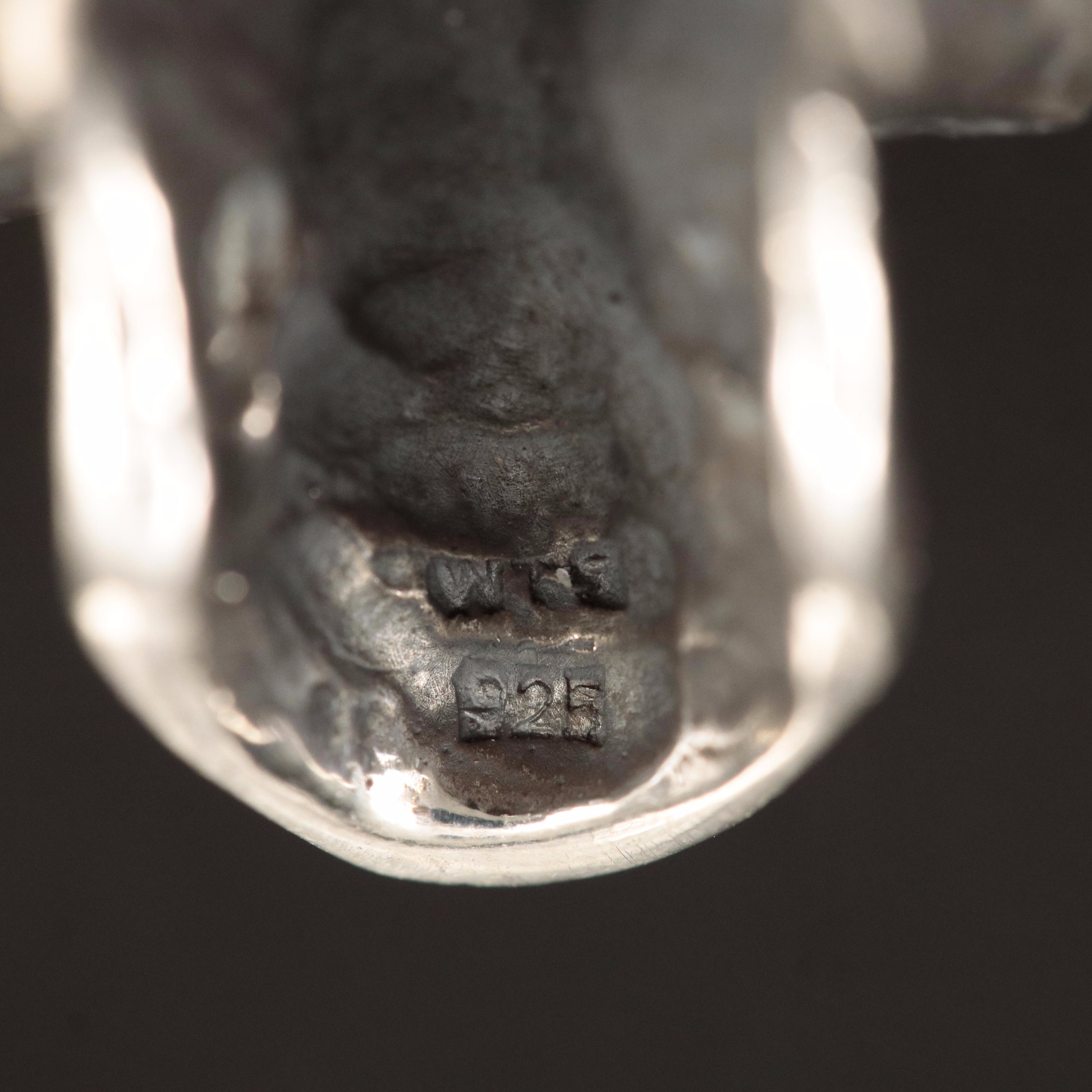 Sterling Skull Pendant