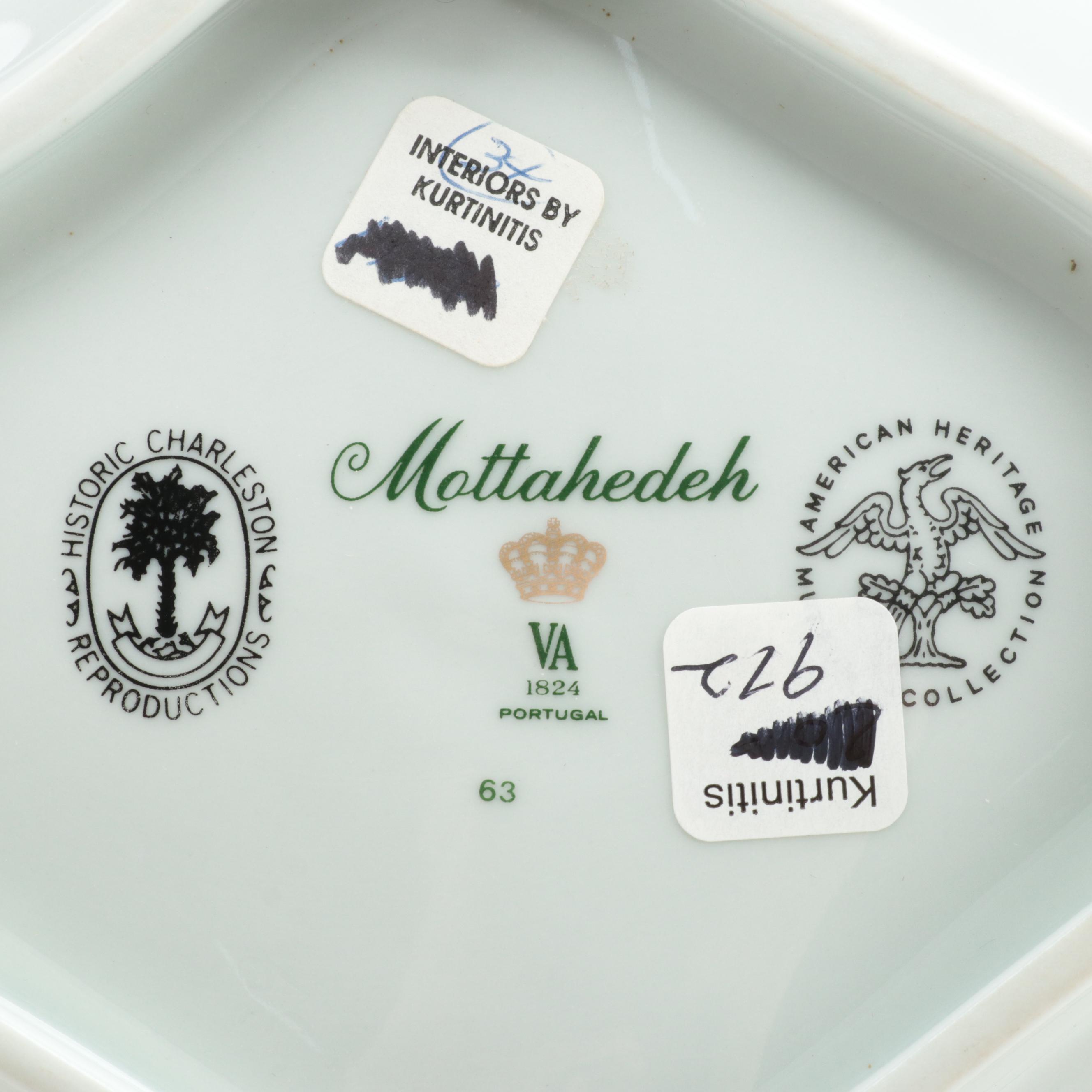 Mottahedeh Historic Charleston Porcelain Lobed Bowls