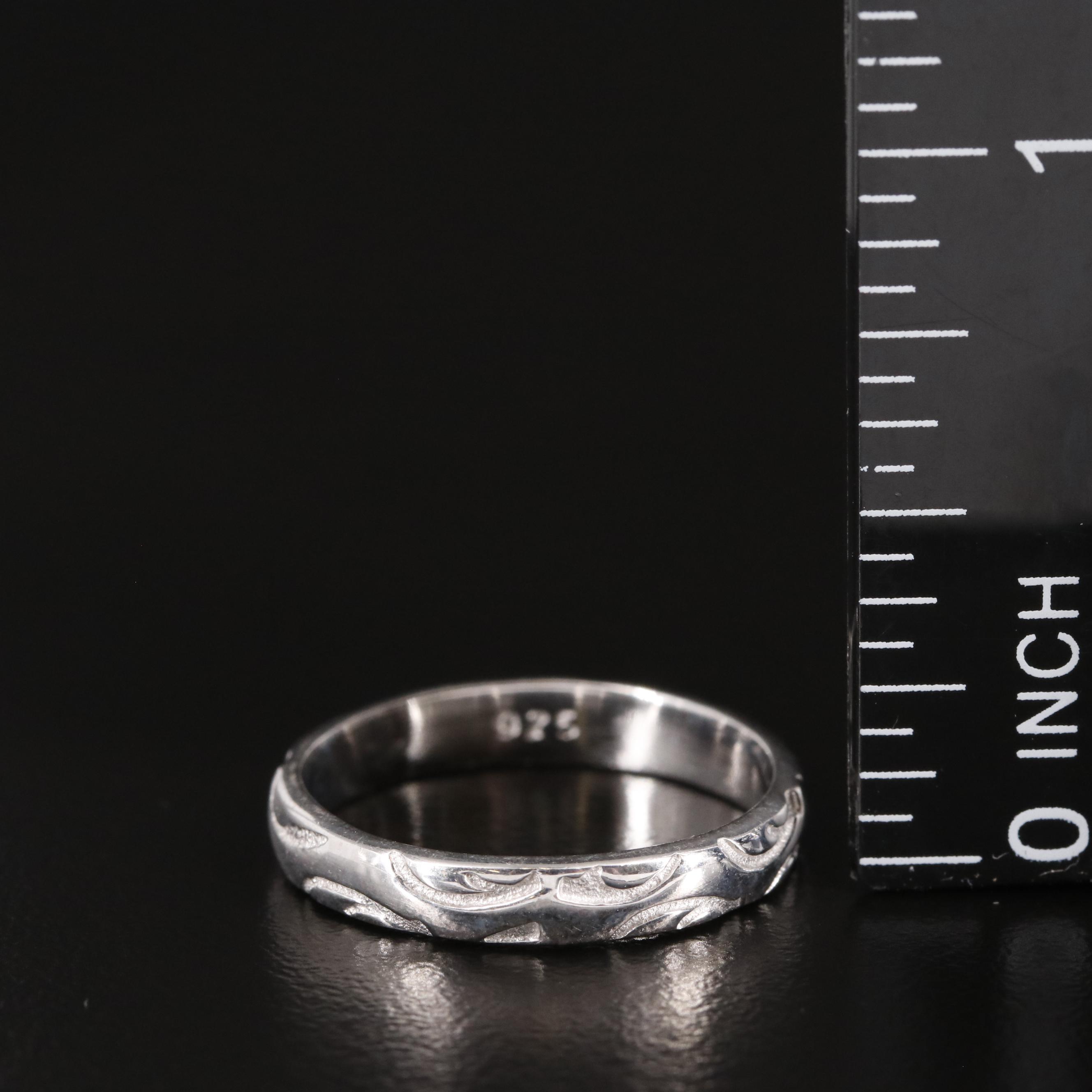 Sterling Textured Band Ring