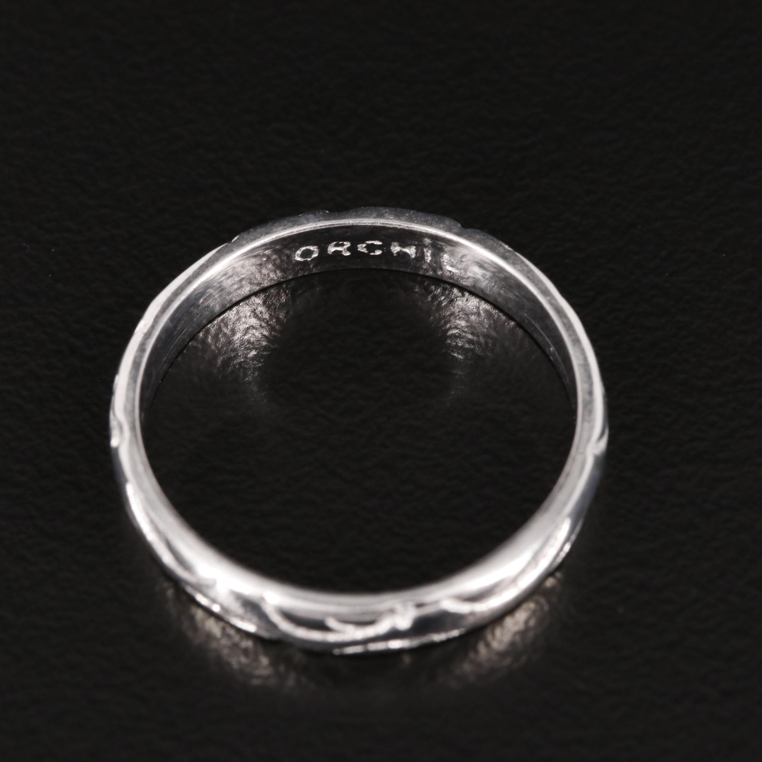 Sterling Textured Band Ring