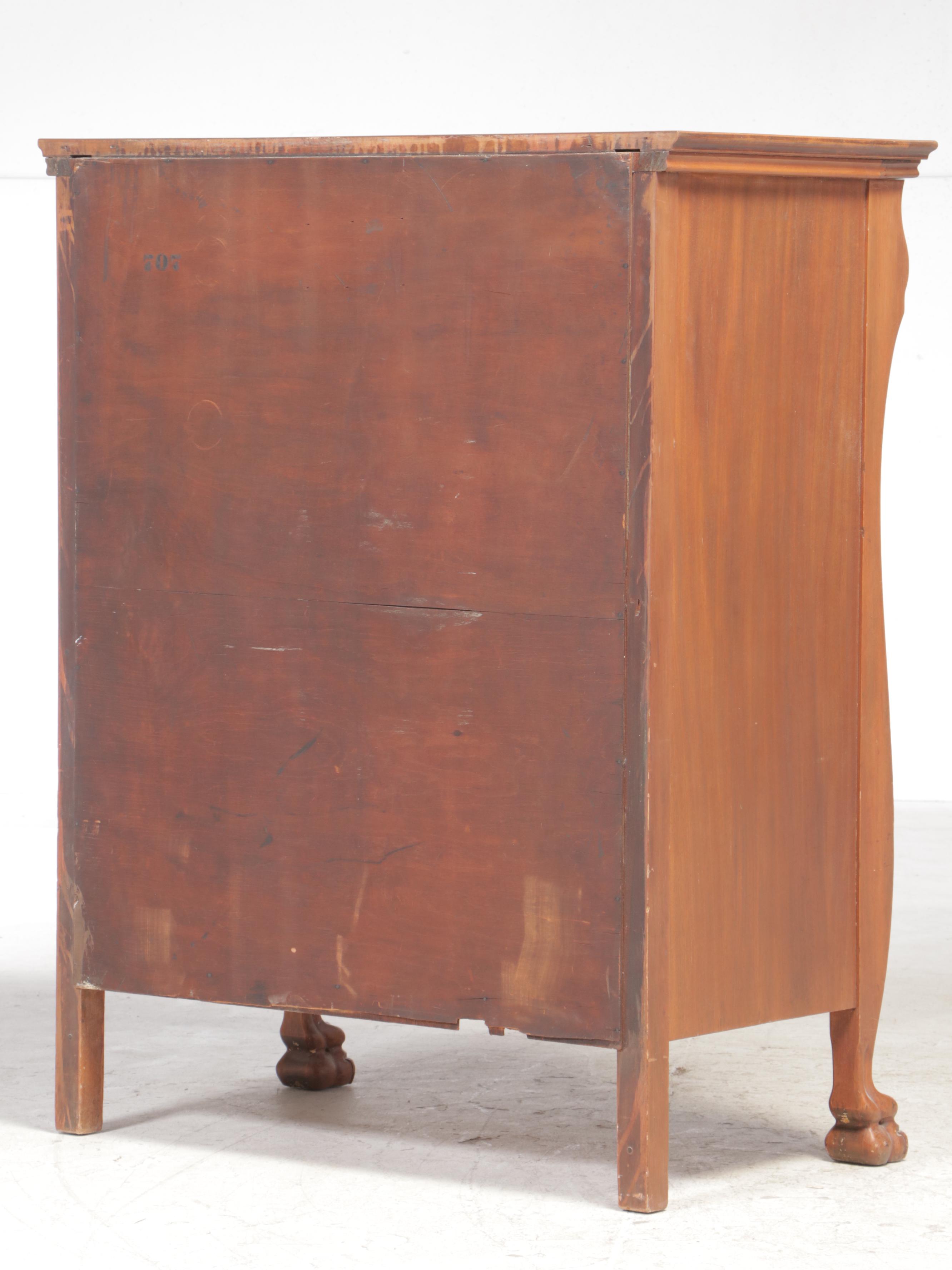 Kreimer & Brother Empire Revival Mahogany Six-Drawer Chest, Early 20th Century