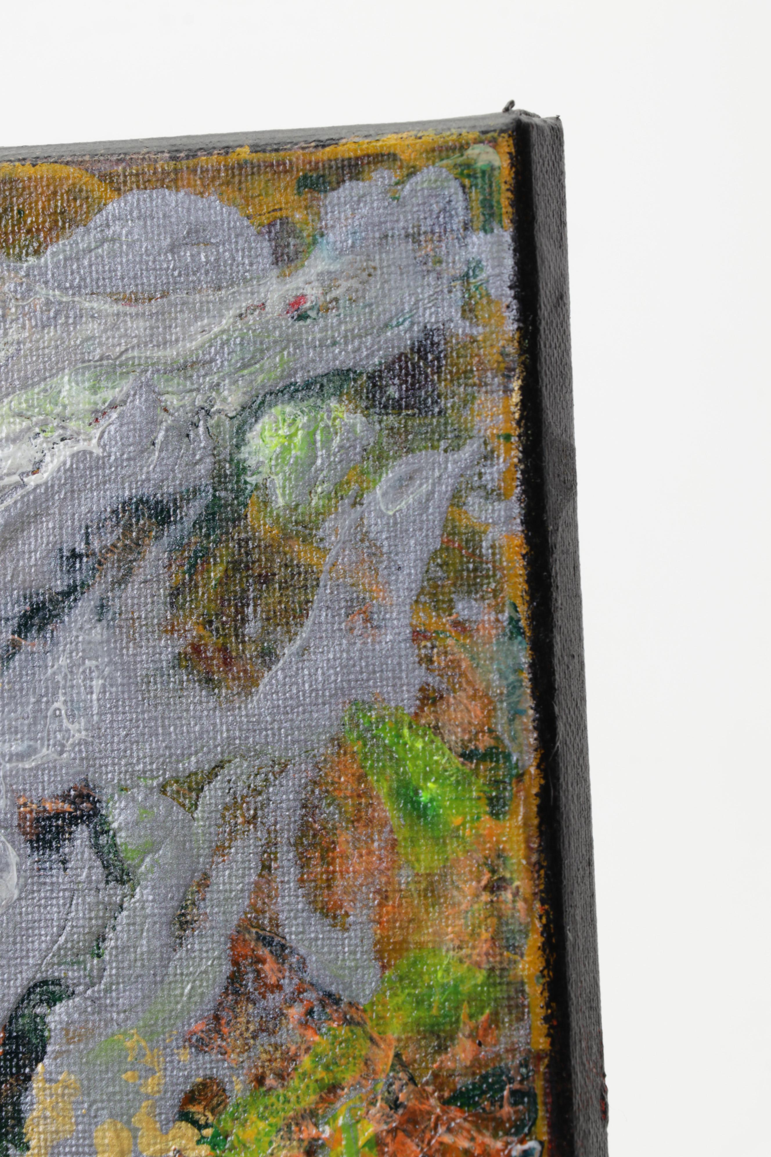 Farshad Lanjani Abstract Acrylic Painting, 21st Century