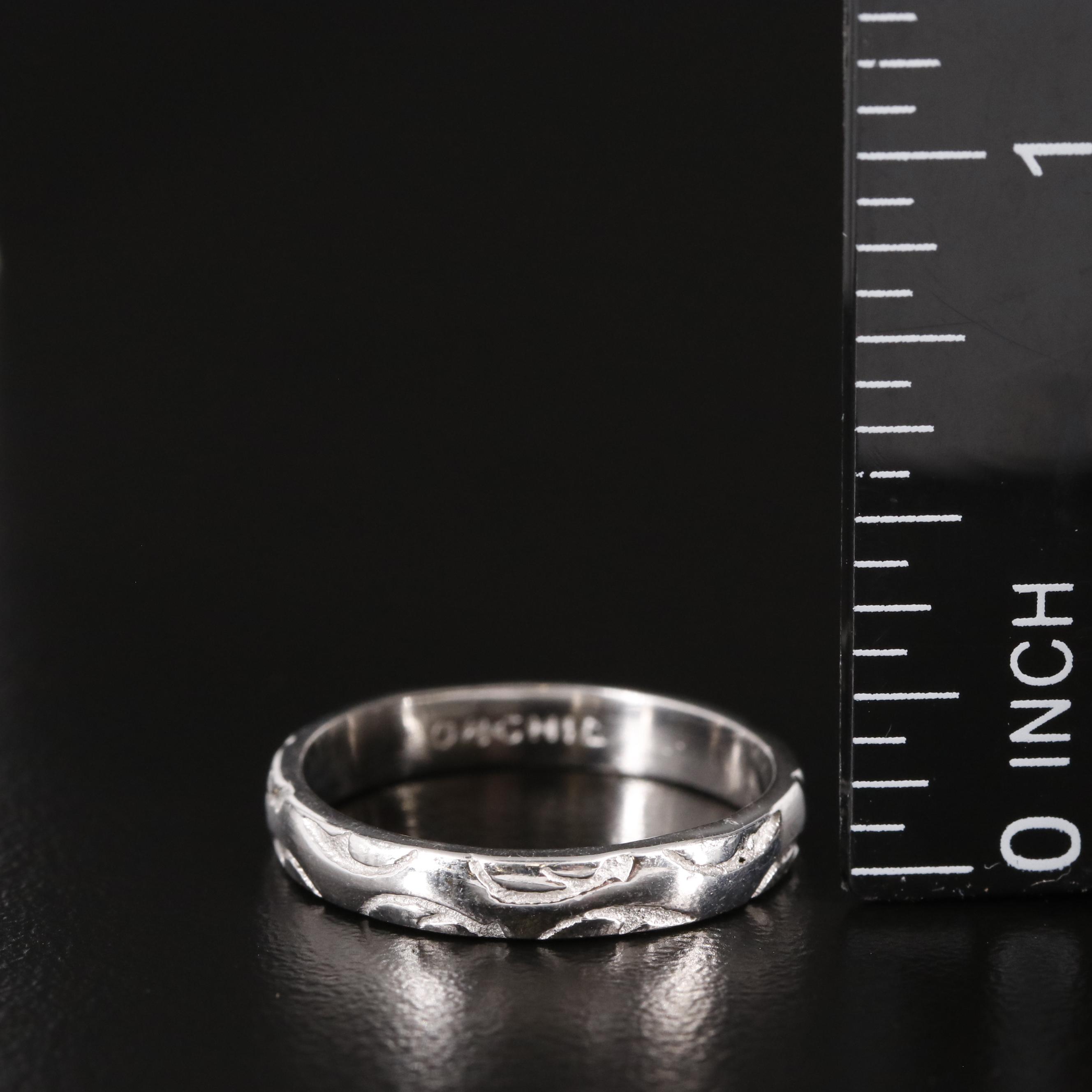 Sterling Textured Band Ring