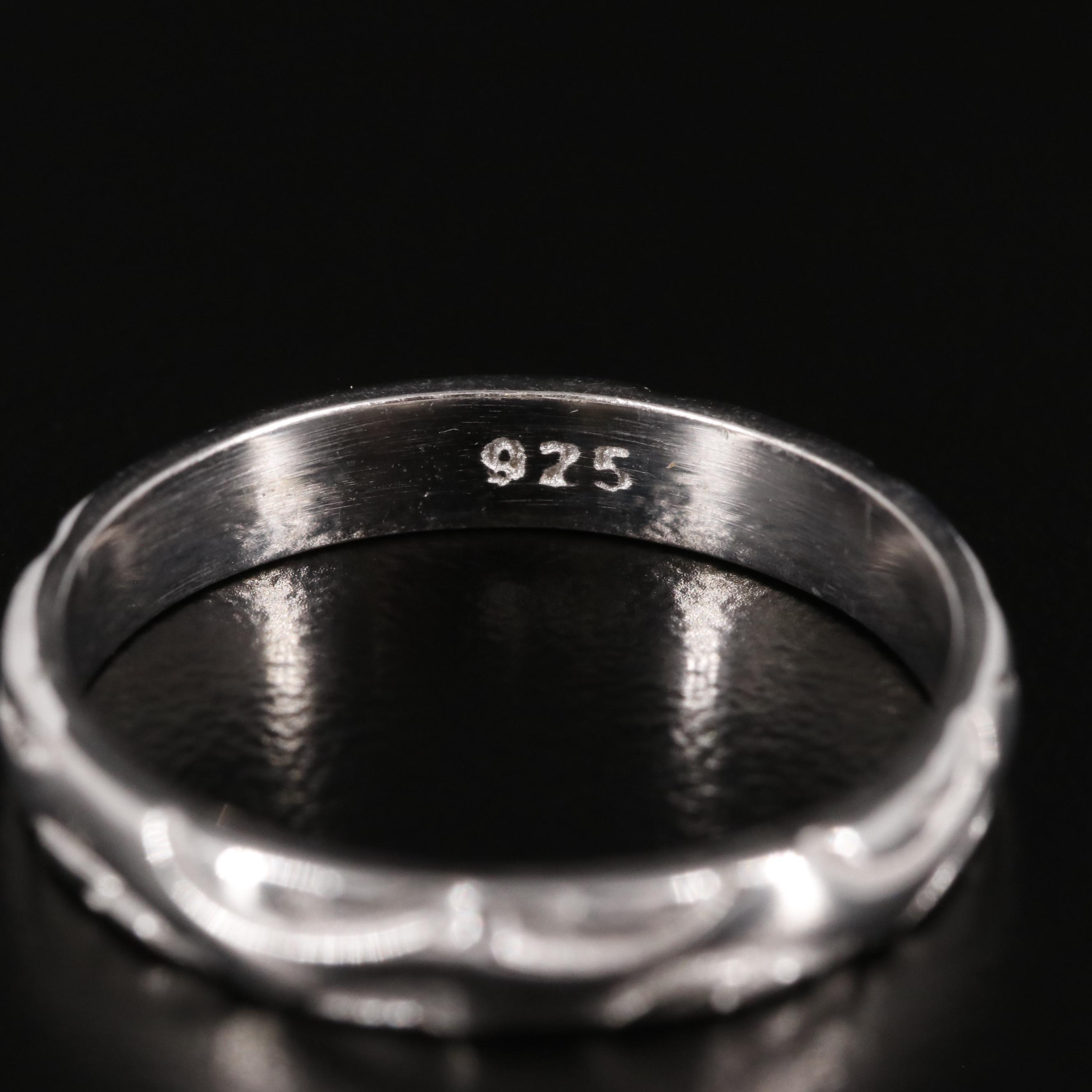 Sterling Textured Band Ring