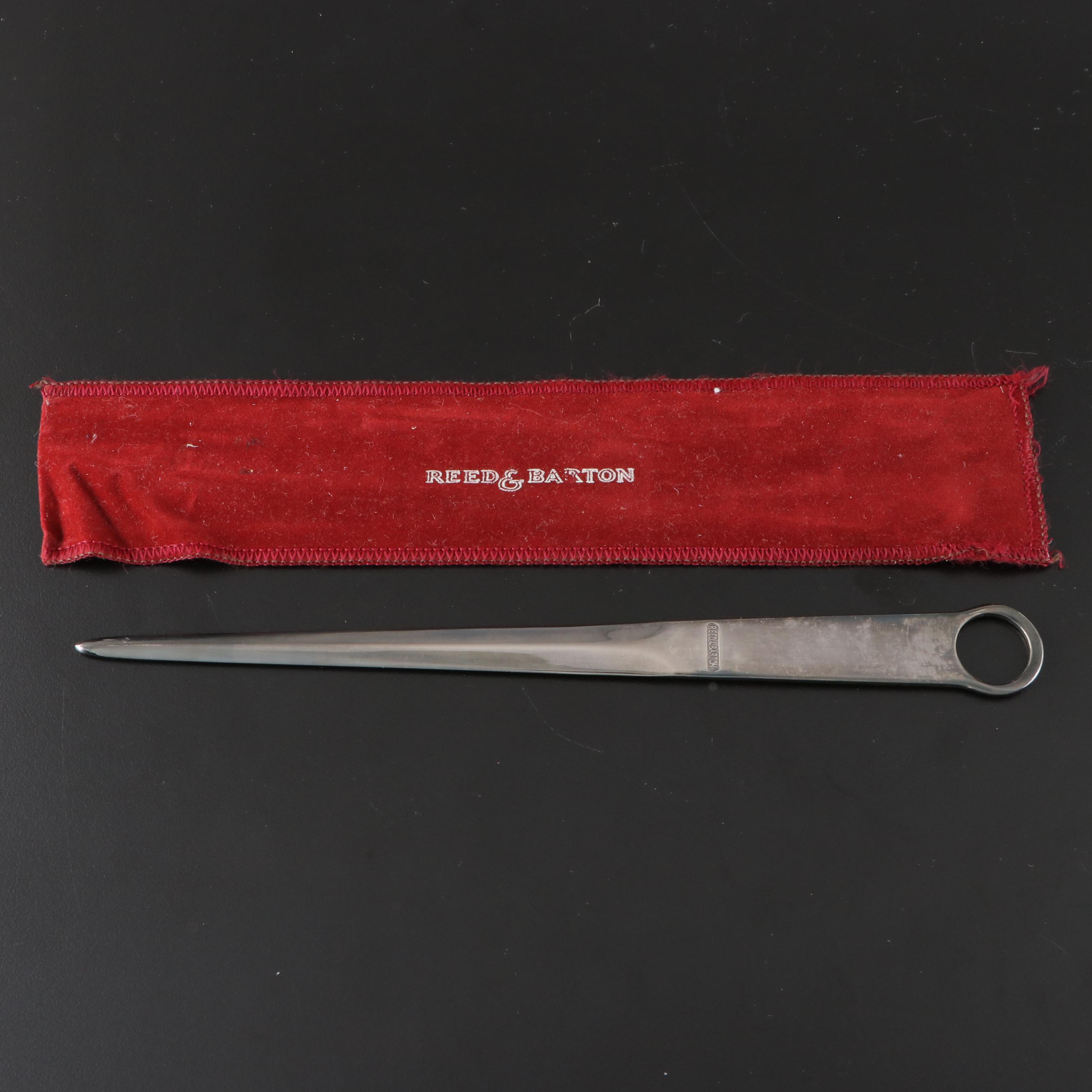 Tiffany & Co. and Other Silver Plate Letter Openers with Cross Pen and Pencil