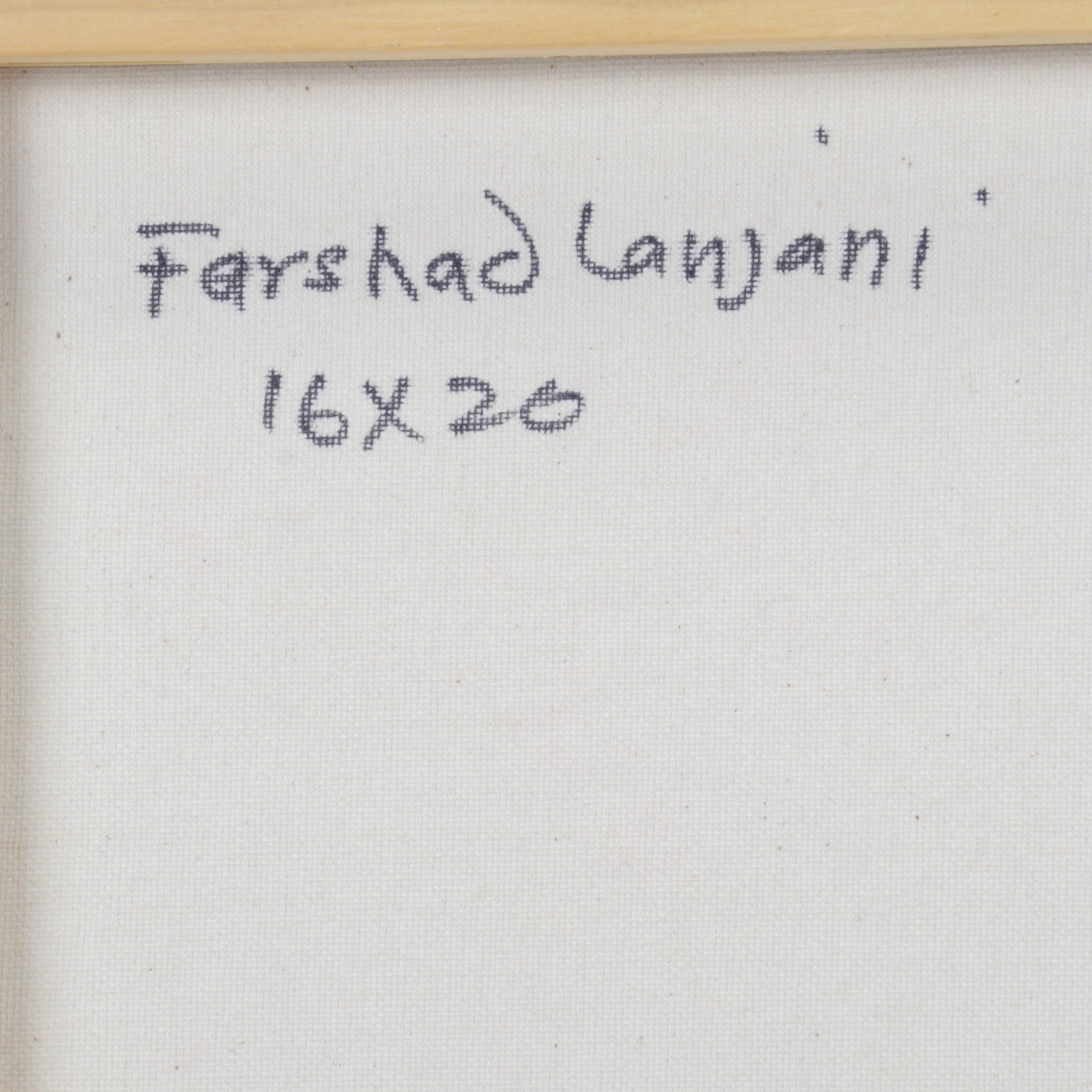 Farshad Lanjani Abstract Acrylic Painting, 21st Century