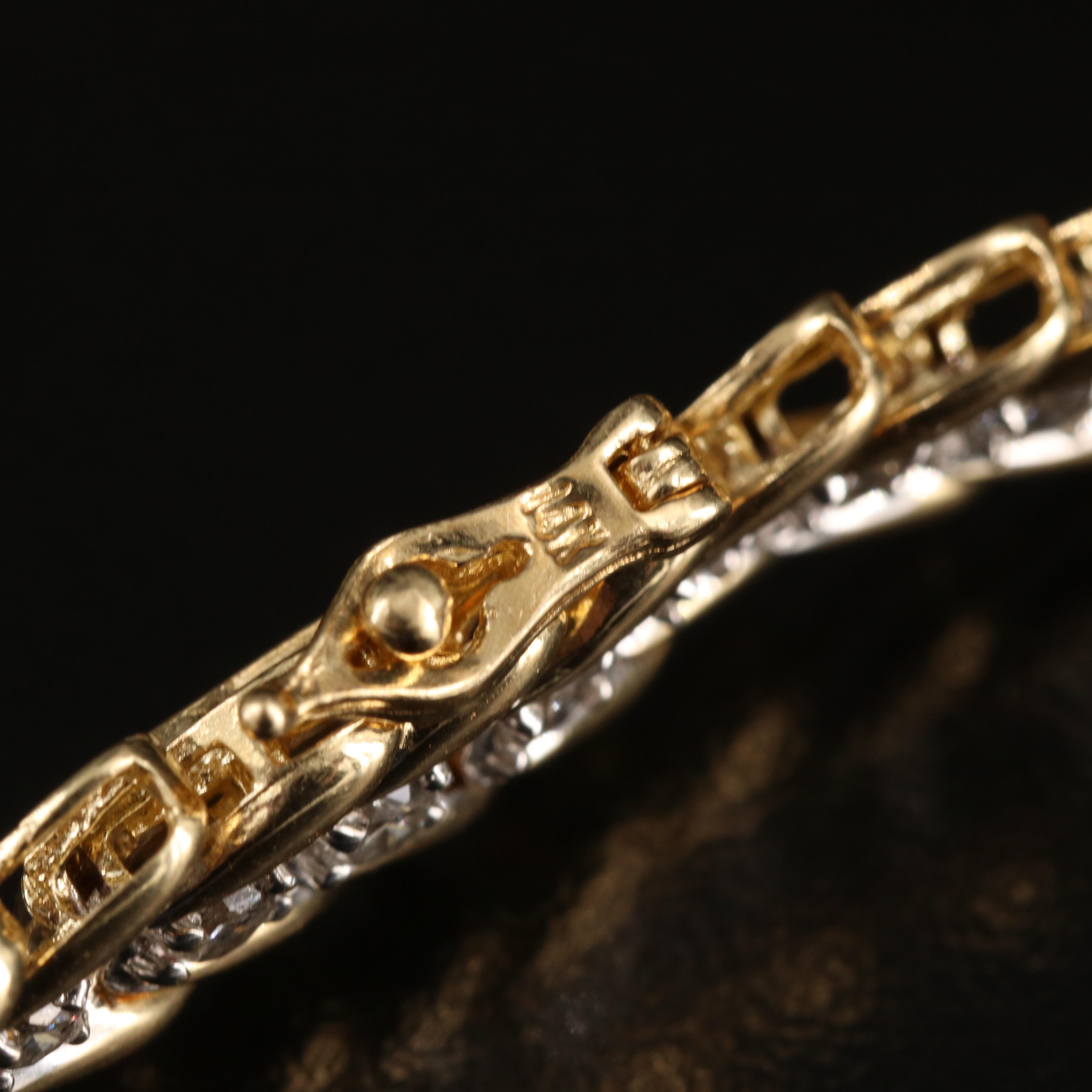 14K 3.00 CTW Diamond Link Bracelet