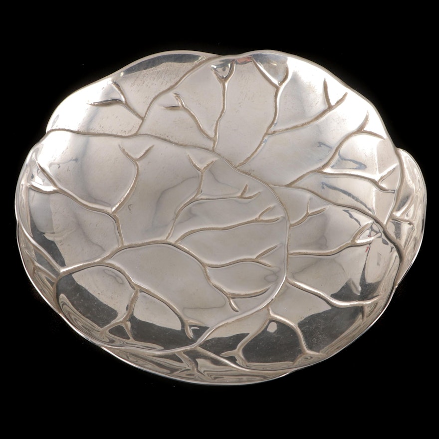 Tiffany & Co. Sterling Silver Cabbage Leaf Dish