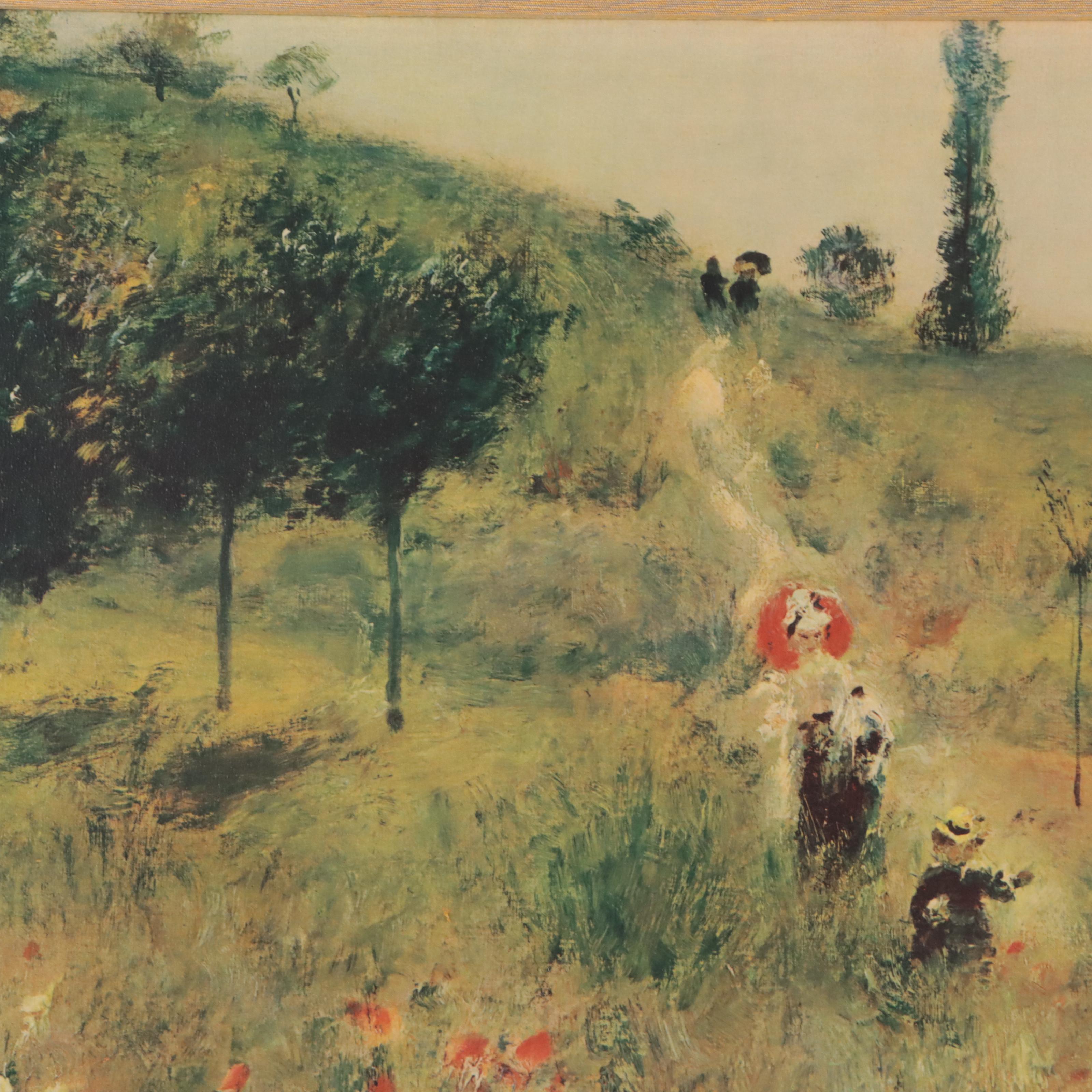 Collotype After Pierre-Auguste Renoir "Path Leading through Tall Grass"