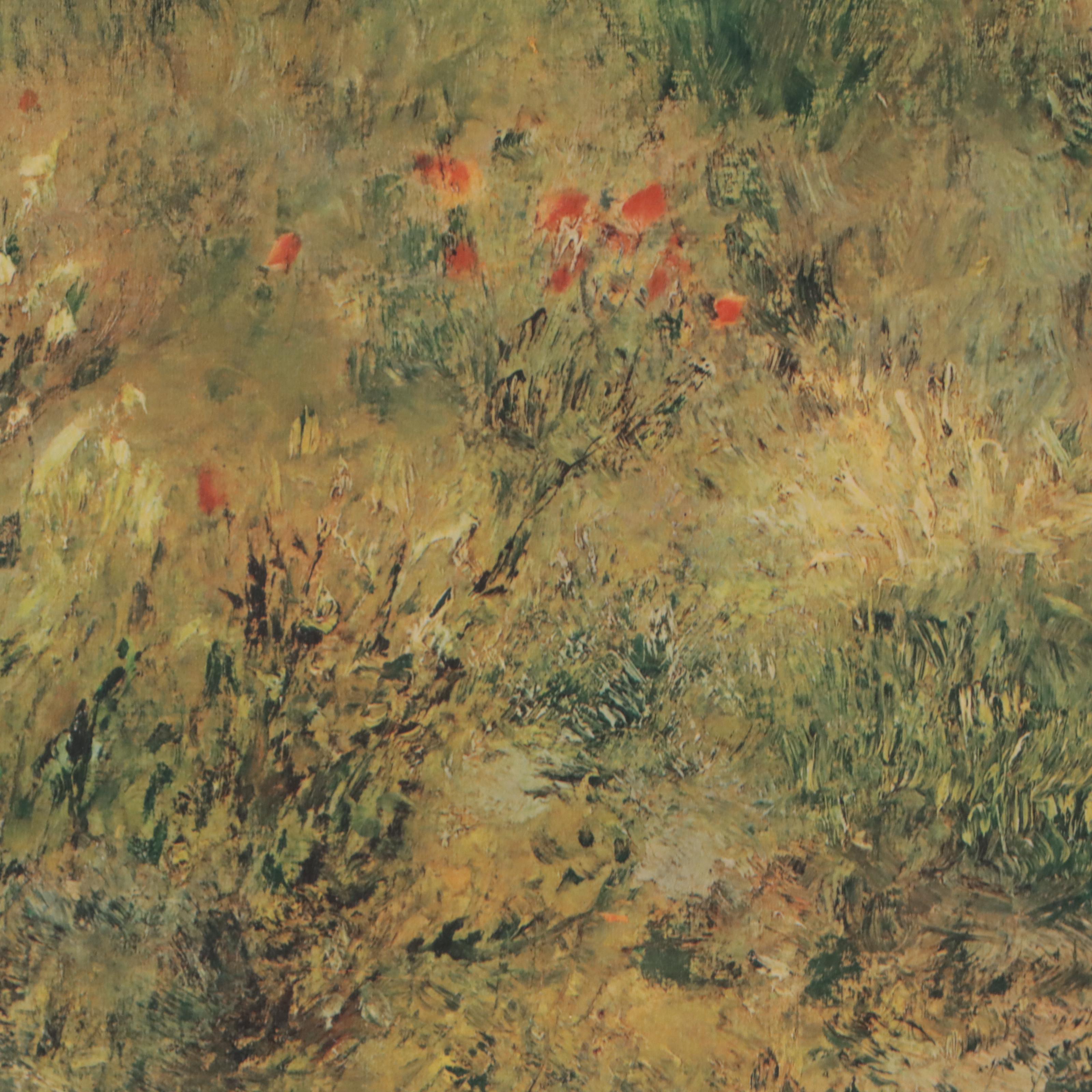 Collotype After Pierre-Auguste Renoir "Path Leading through Tall Grass"