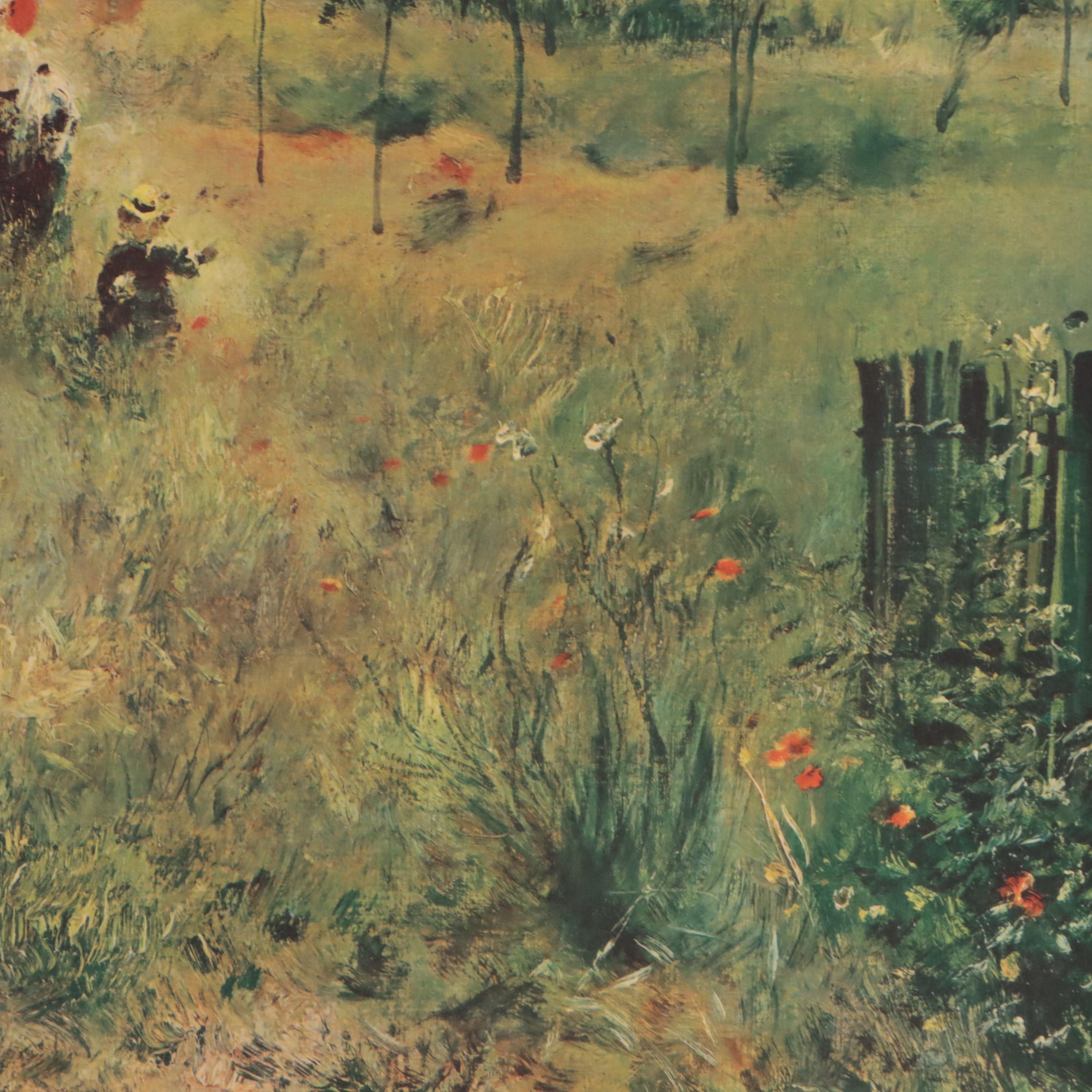 Collotype After Pierre-Auguste Renoir "Path Leading through Tall Grass"