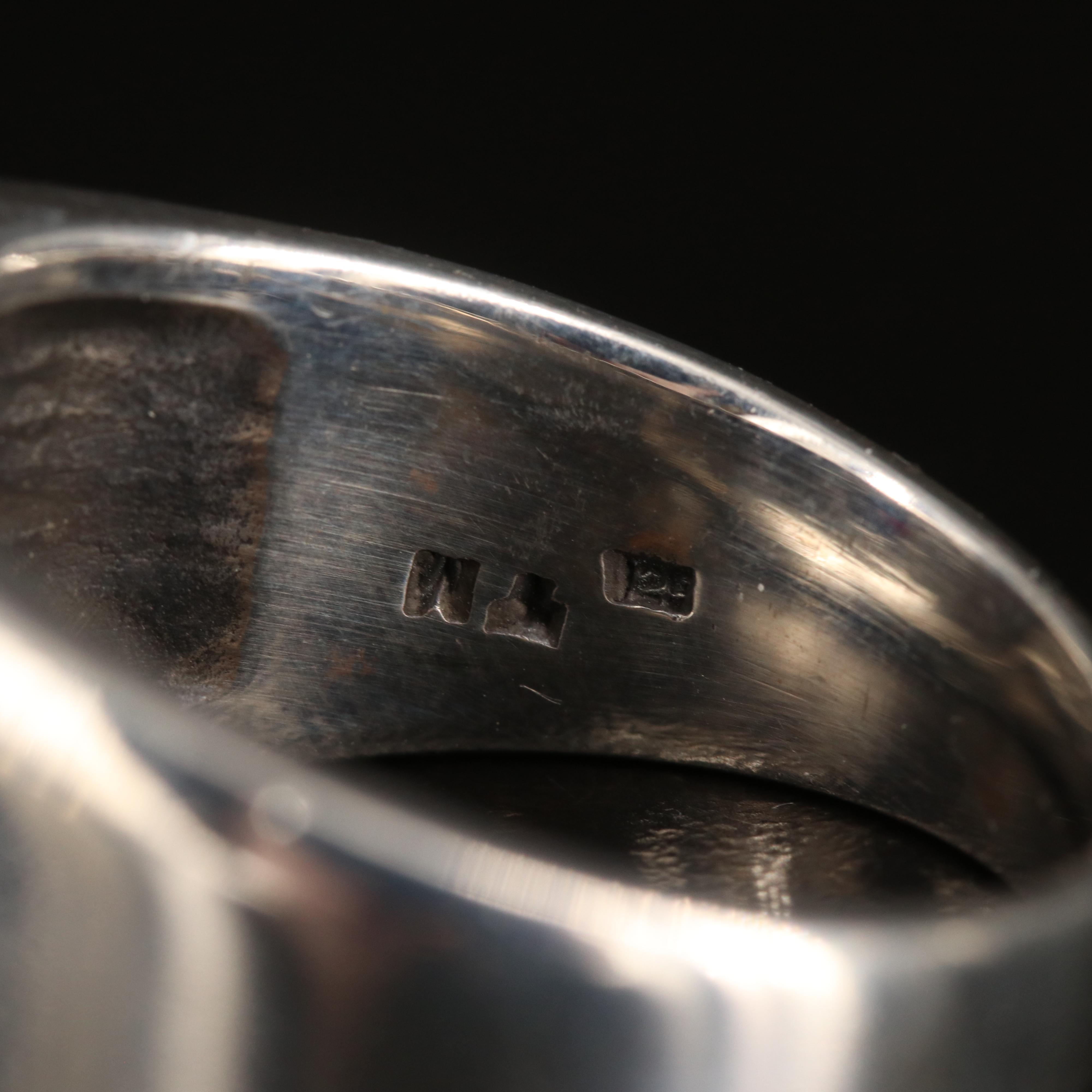 Sterling Garnet Ring