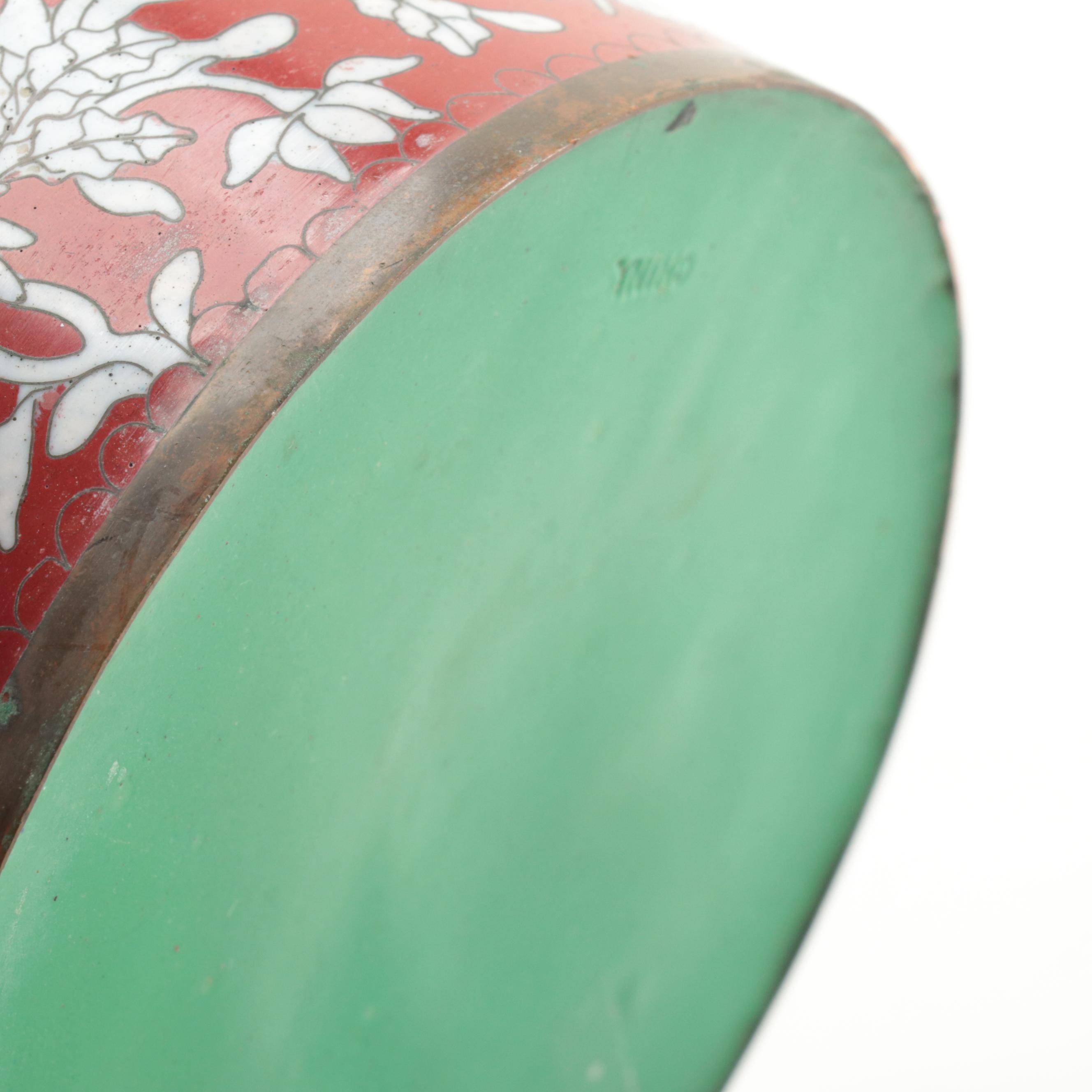 Plastic and Metal Buttons in Chinese Cloisonné Box