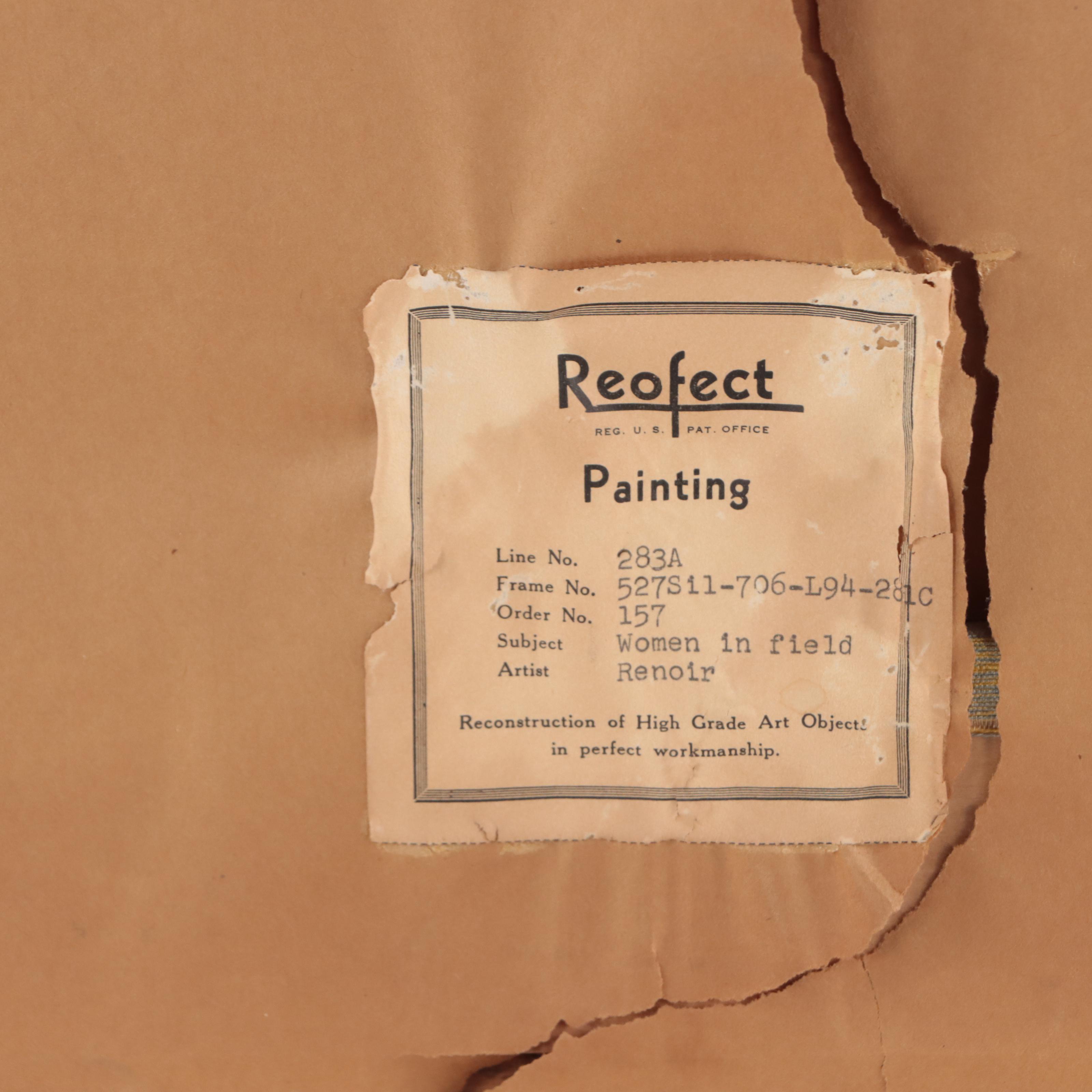 Collotype After Pierre-Auguste Renoir "Path Leading through Tall Grass"