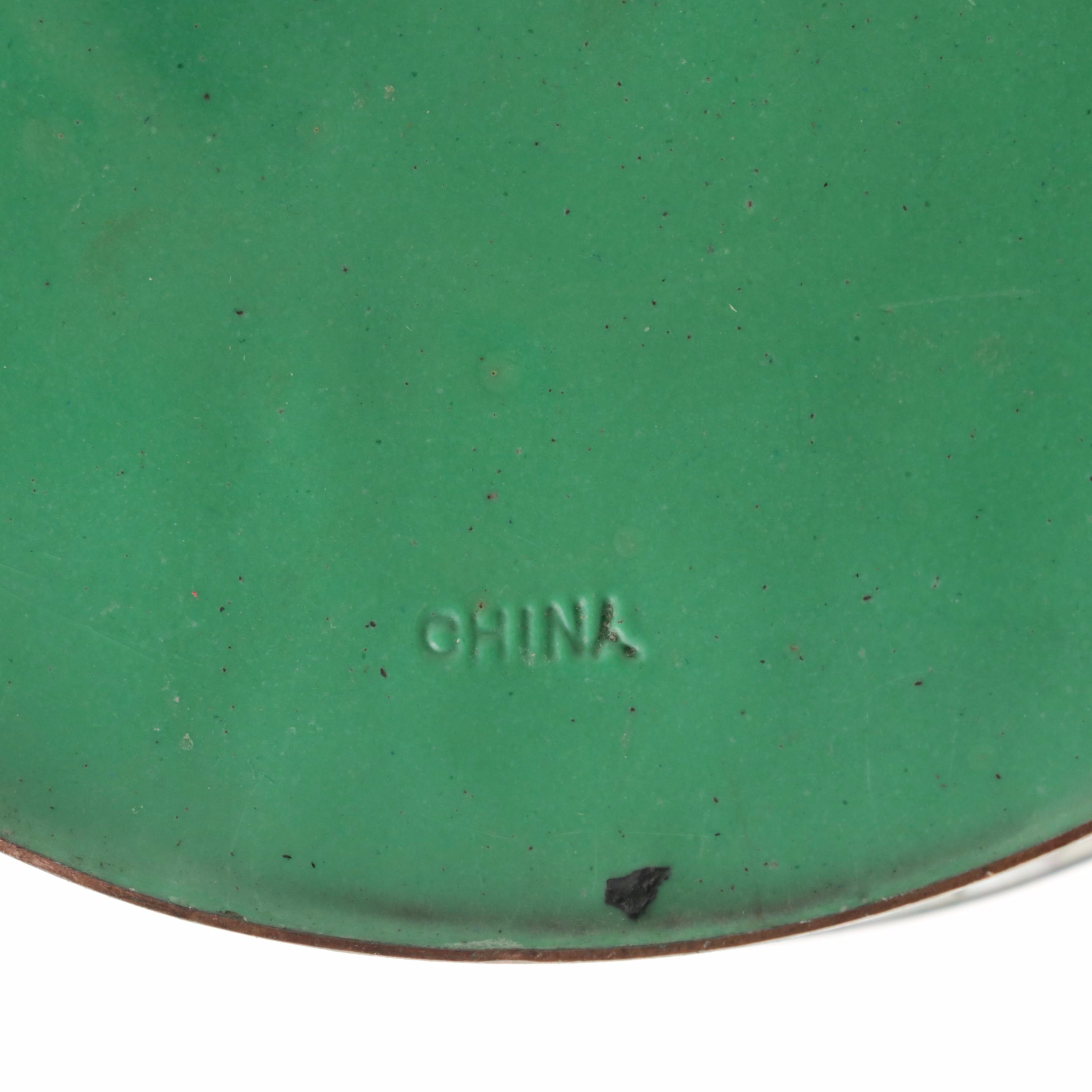 Plastic and Metal Buttons in Chinese Cloisonné Box