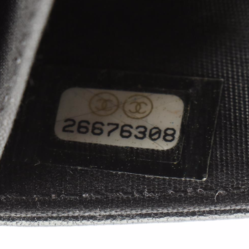 Chanel CC Card Holder on Chain in Quilted Leather