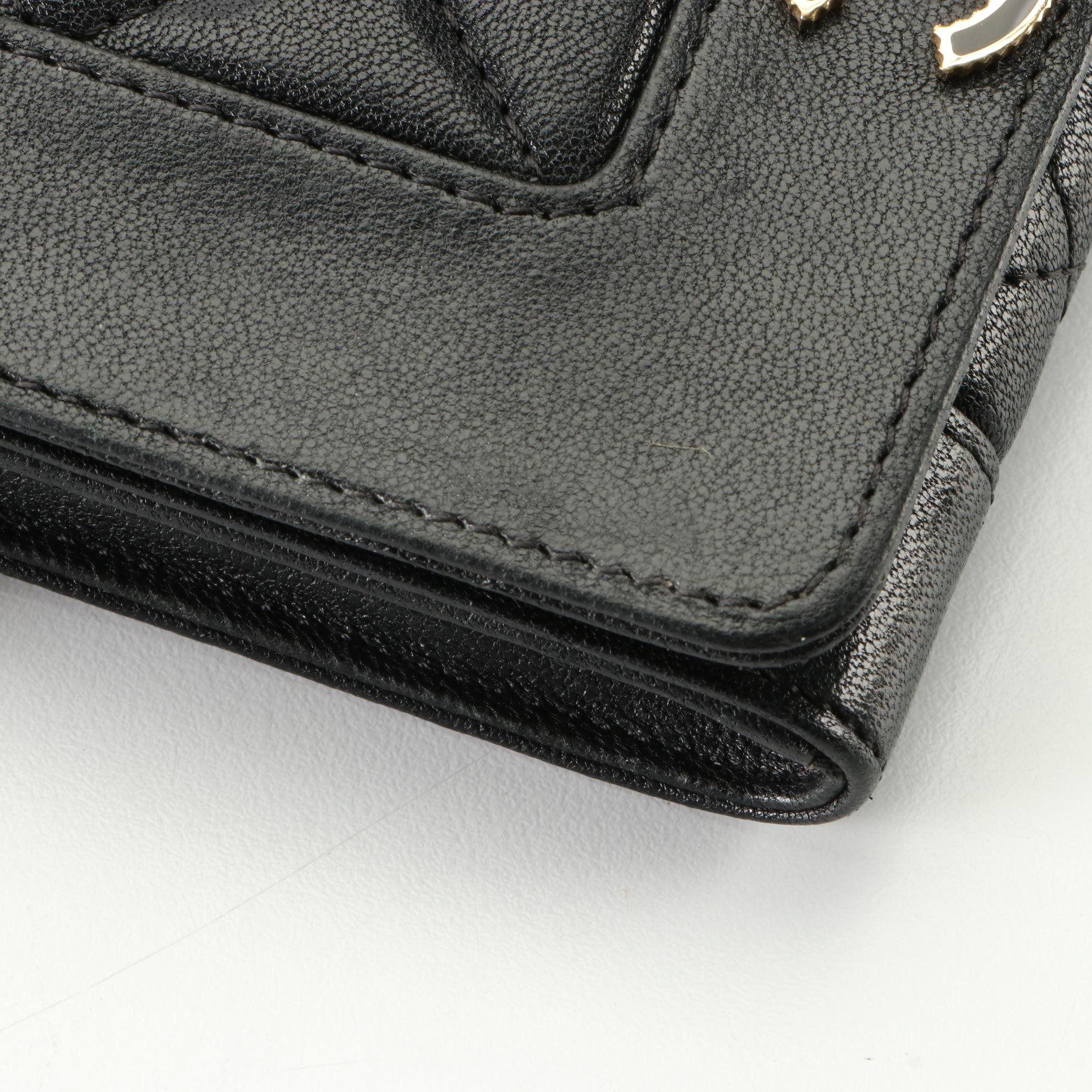 Chanel CC Card Holder on Chain in Quilted Leather