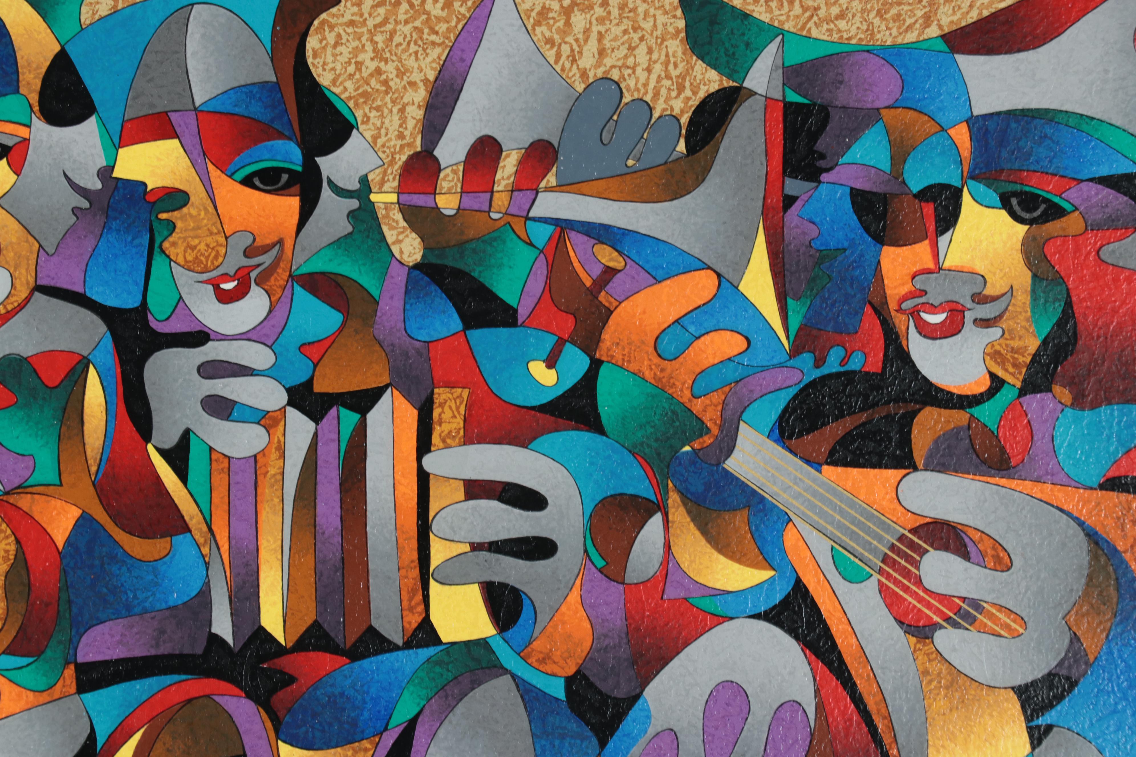 Anatole Krasnyansky Serigraph "Orchestra II," 2002