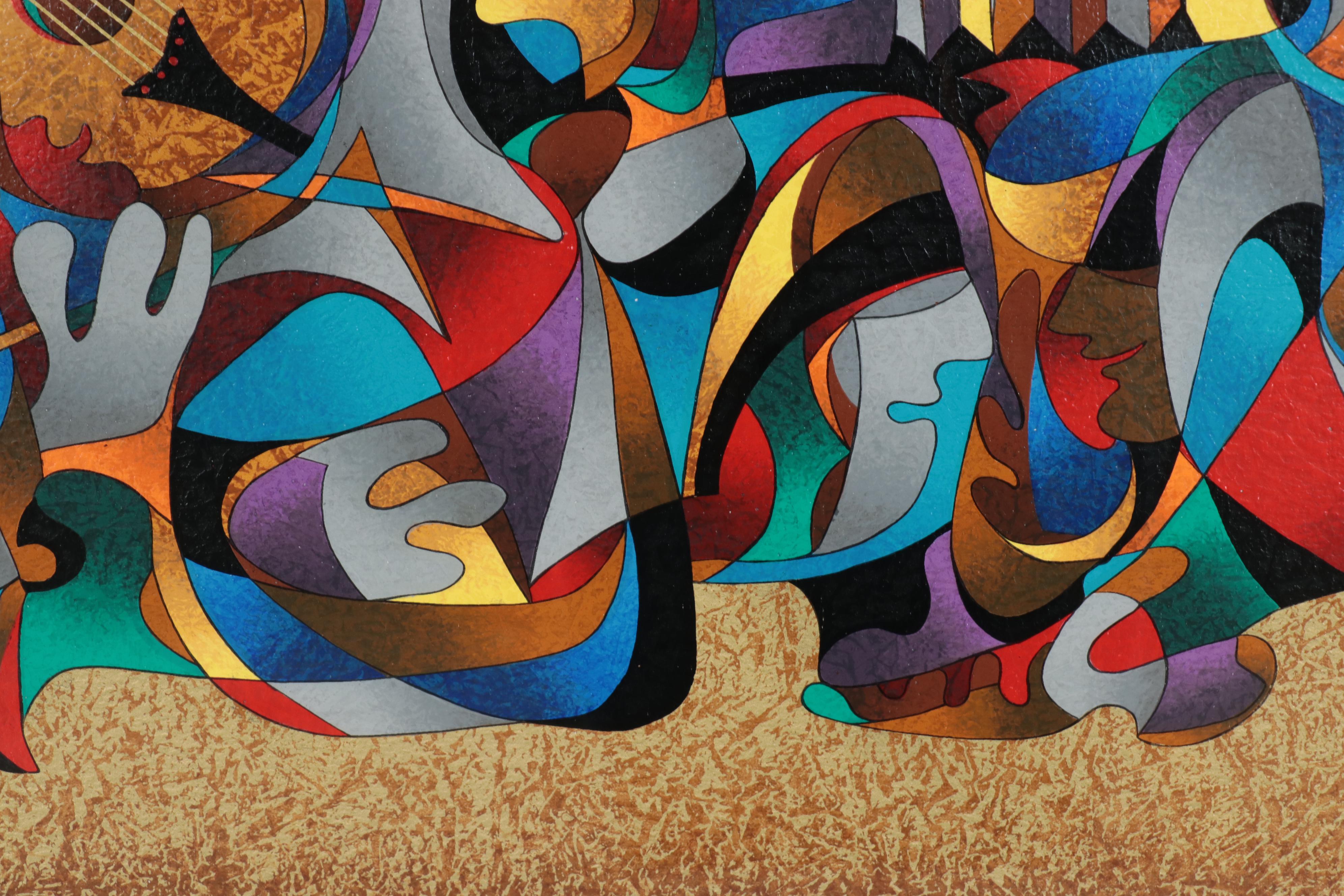 Anatole Krasnyansky Serigraph "Orchestra II," 2002