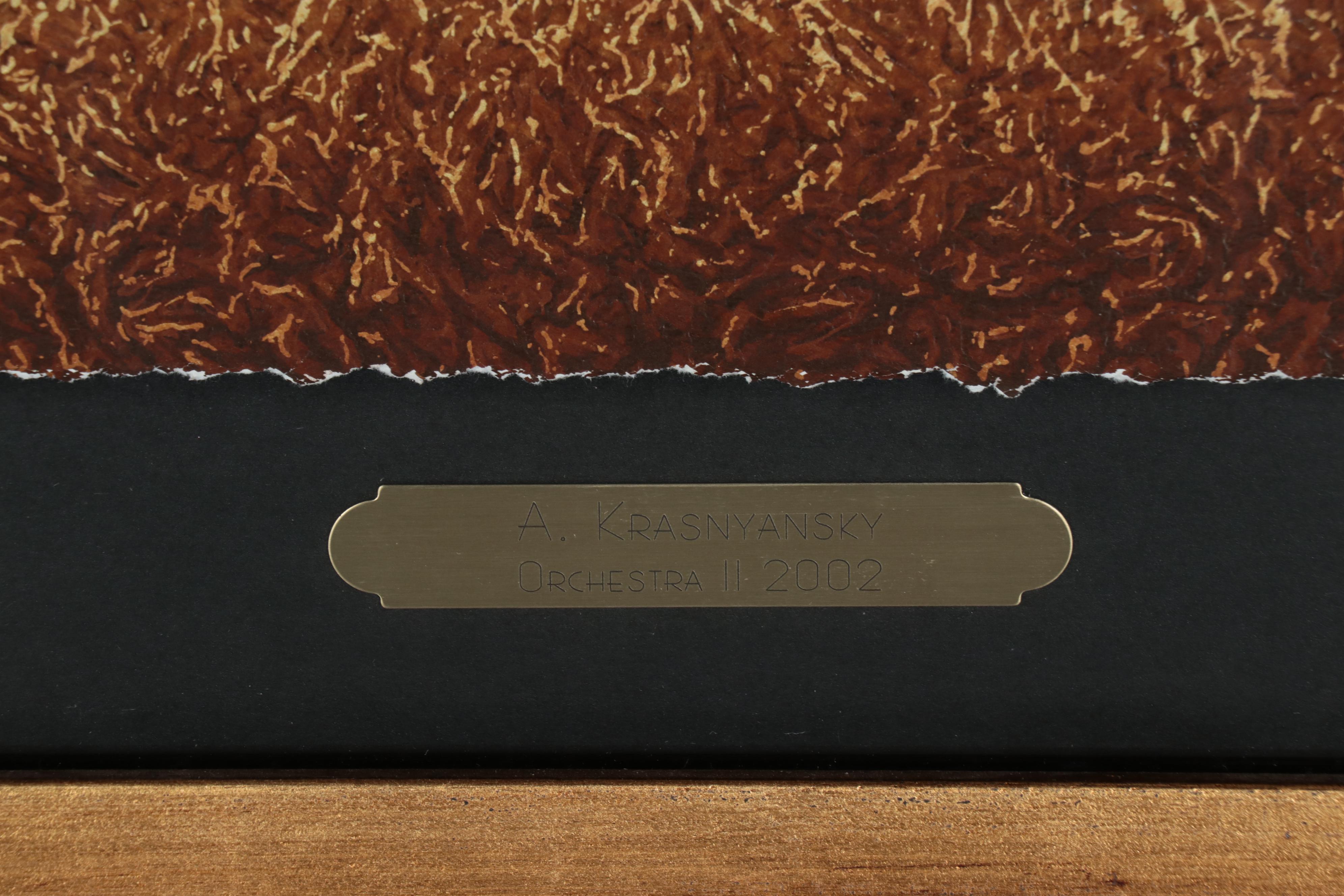 Anatole Krasnyansky Serigraph "Orchestra II," 2002