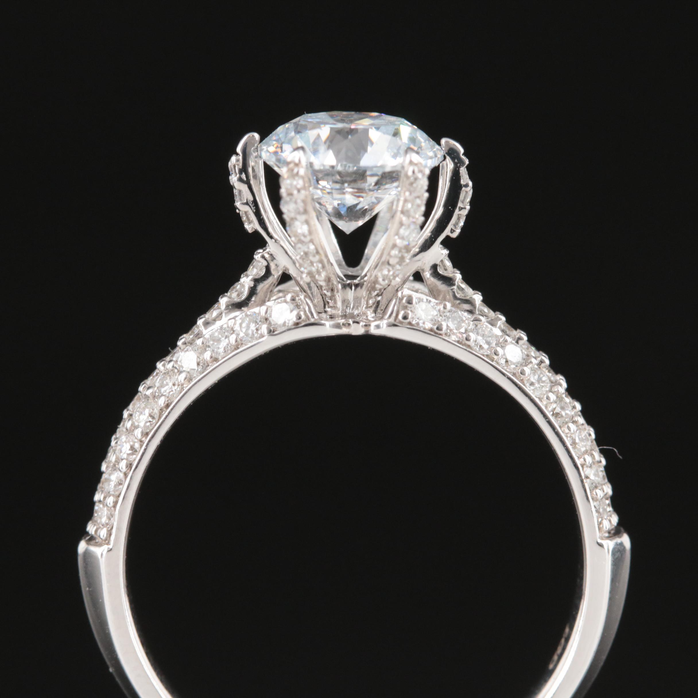 14K 1.72 CTW Lab Grown Diamond Ring