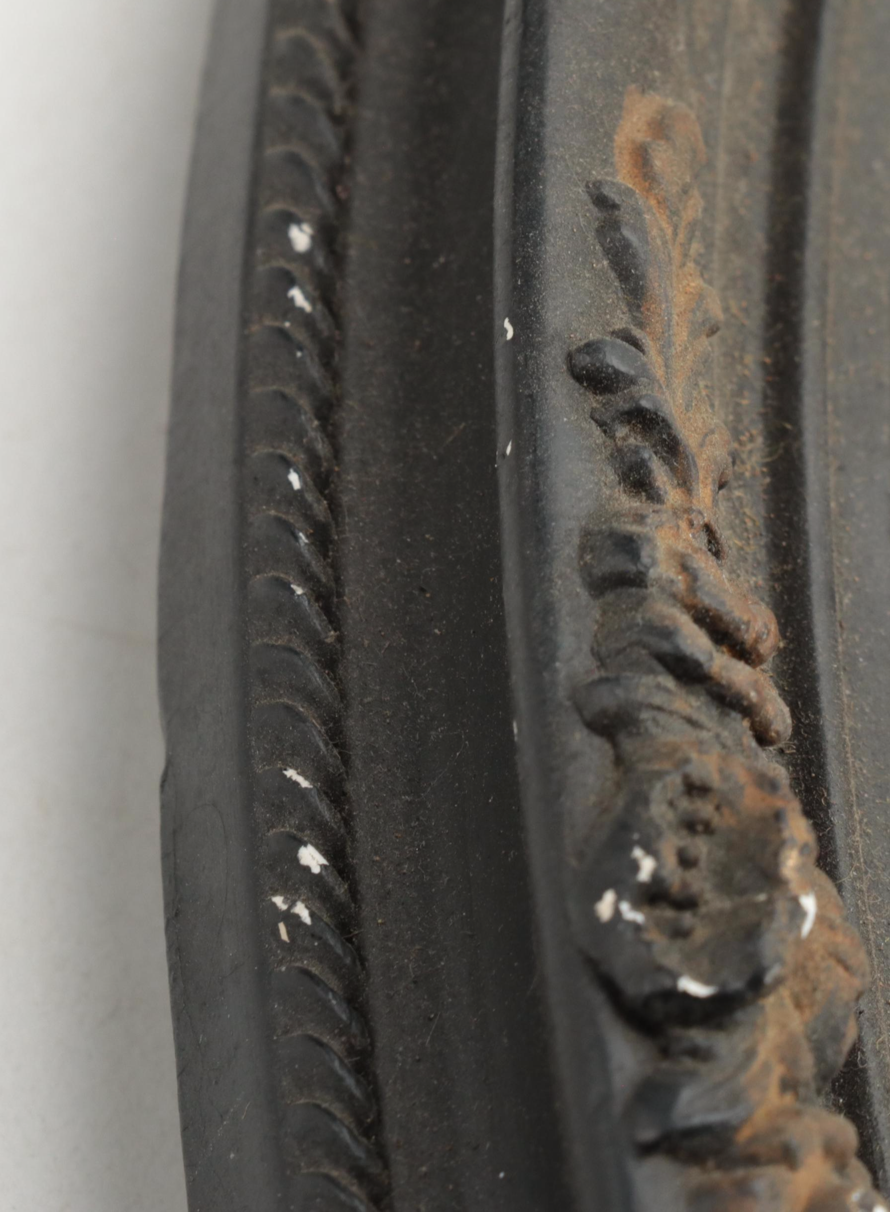 Painted Chalkware Courting Couple Wall Hangings, Mid-20th Century