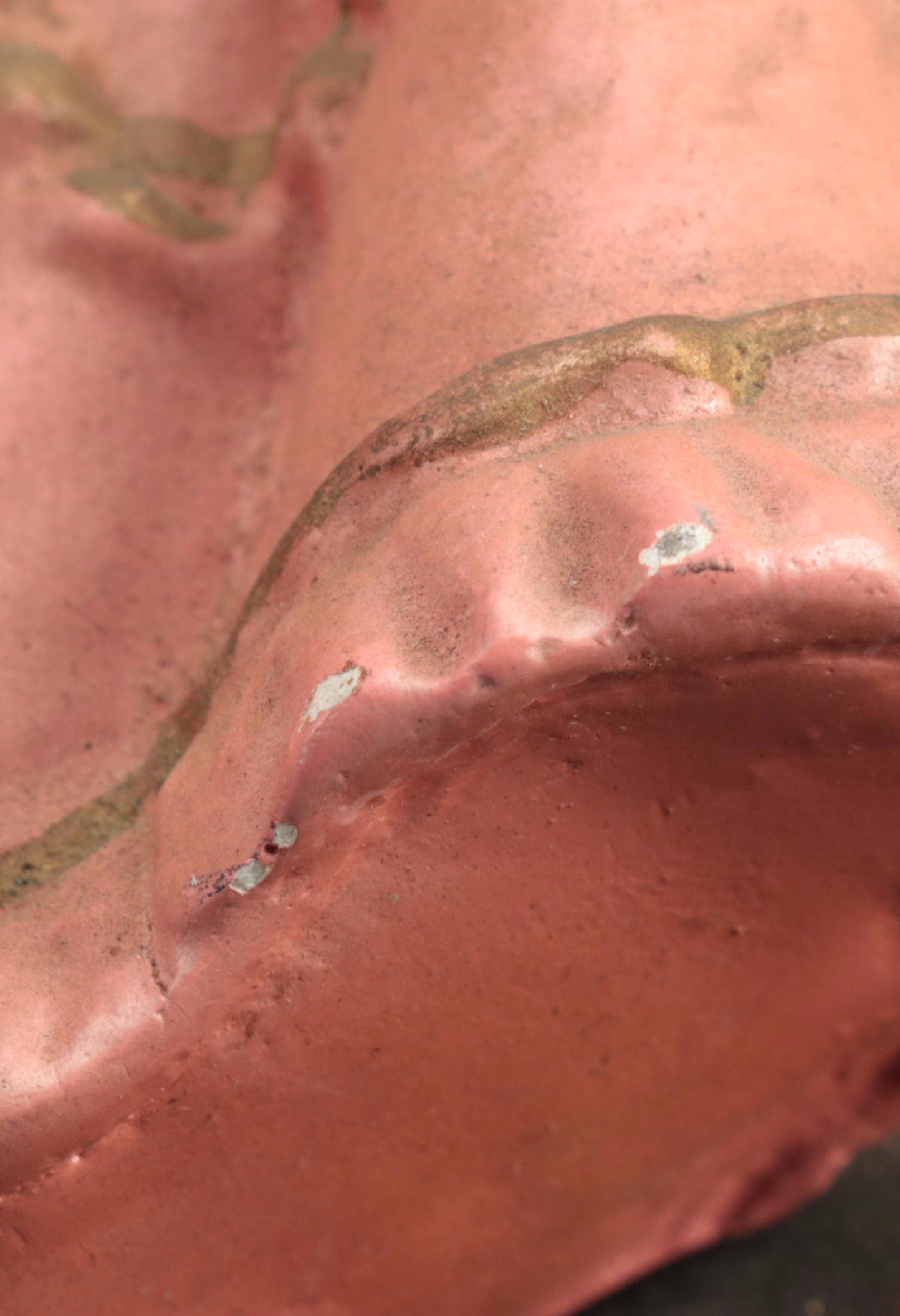 Painted Chalkware Courting Couple Wall Hangings, Mid-20th Century