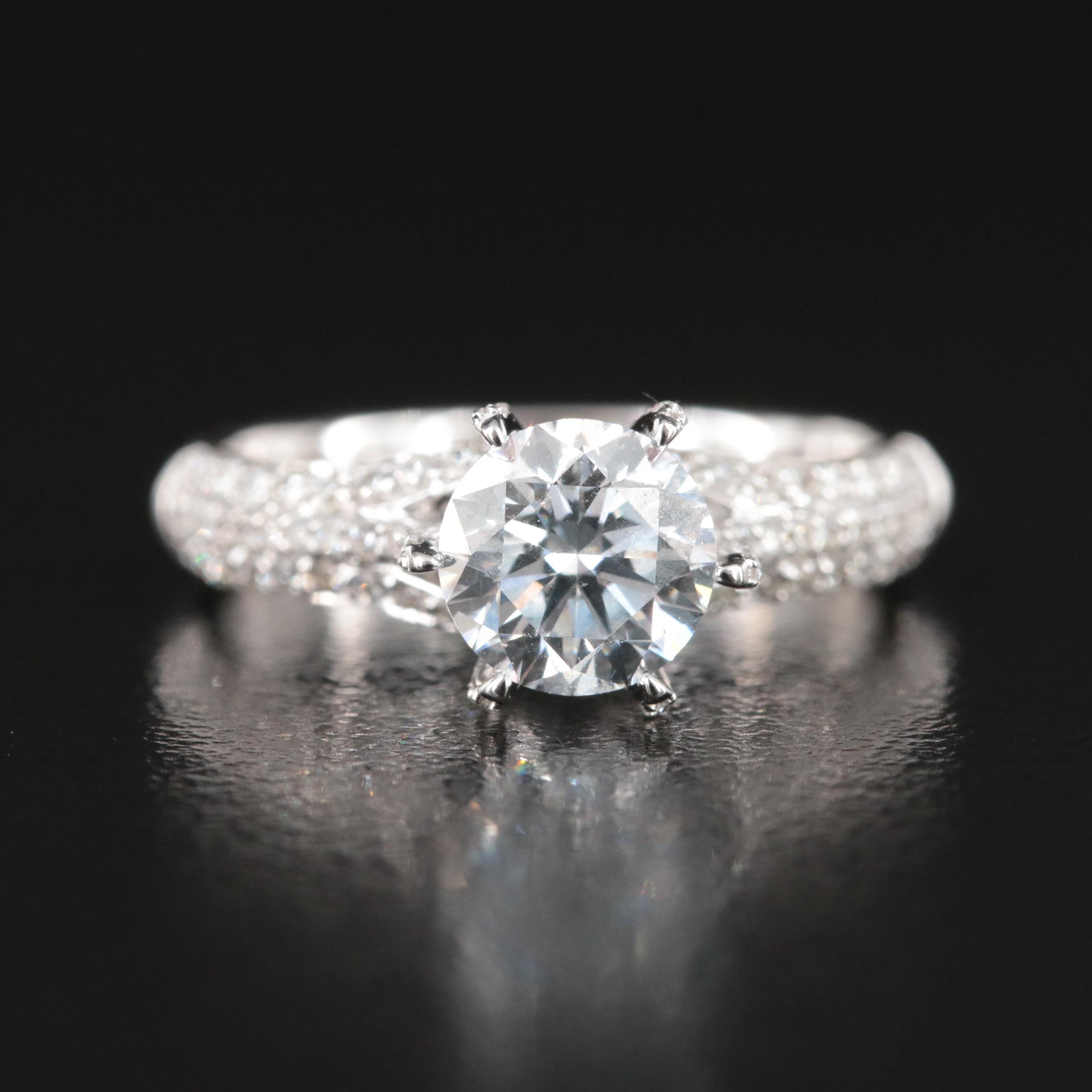 14K 1.67 CTW Lab Grown Diamond Ring