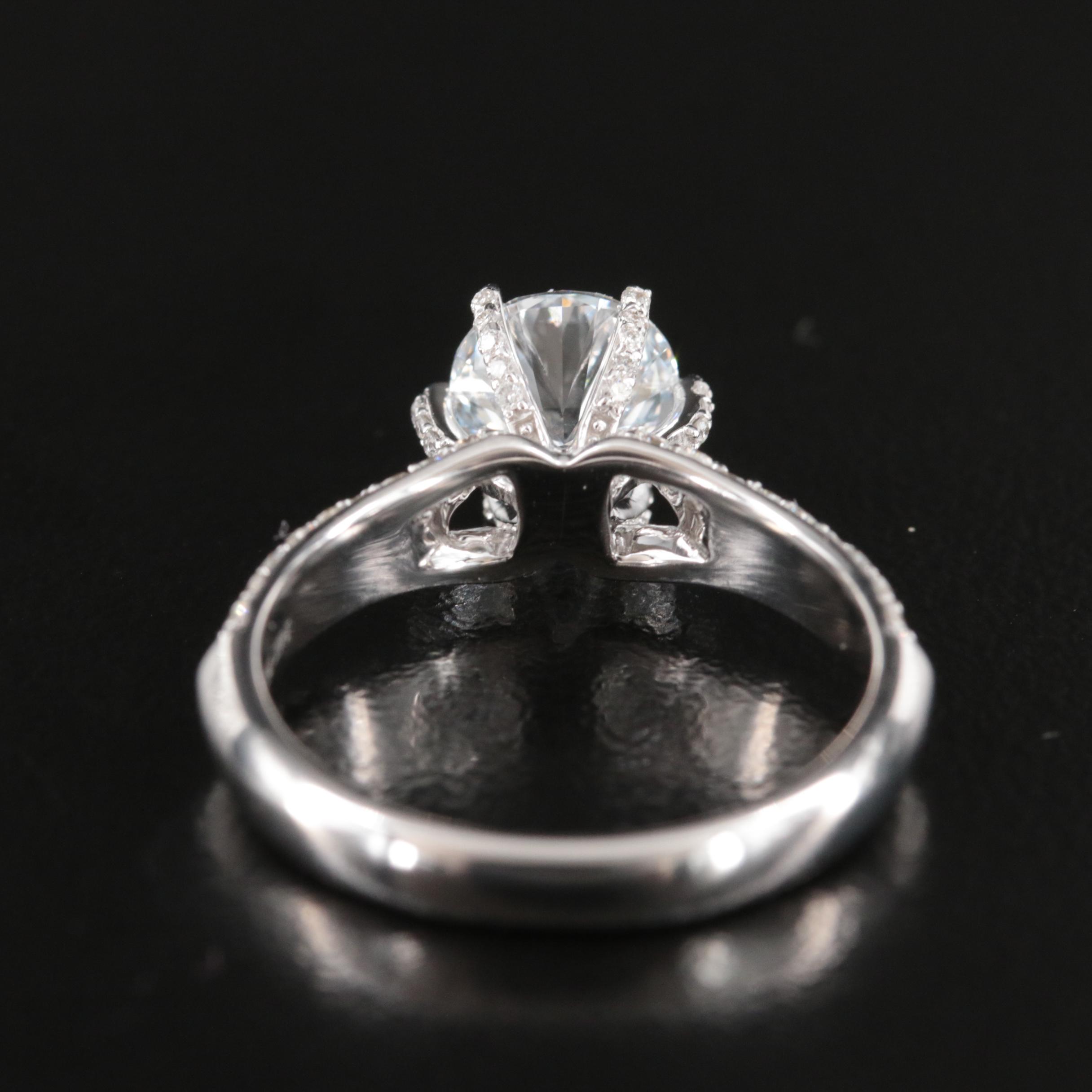 14K 1.67 CTW Lab Grown Diamond Ring