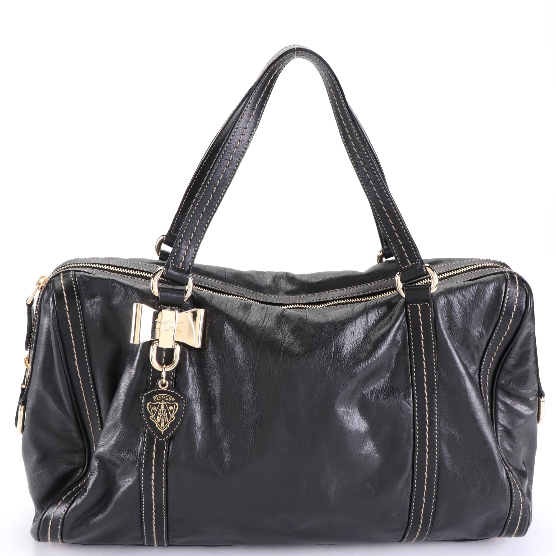 Gucci Duchessa Boston Bag Medium in Leather