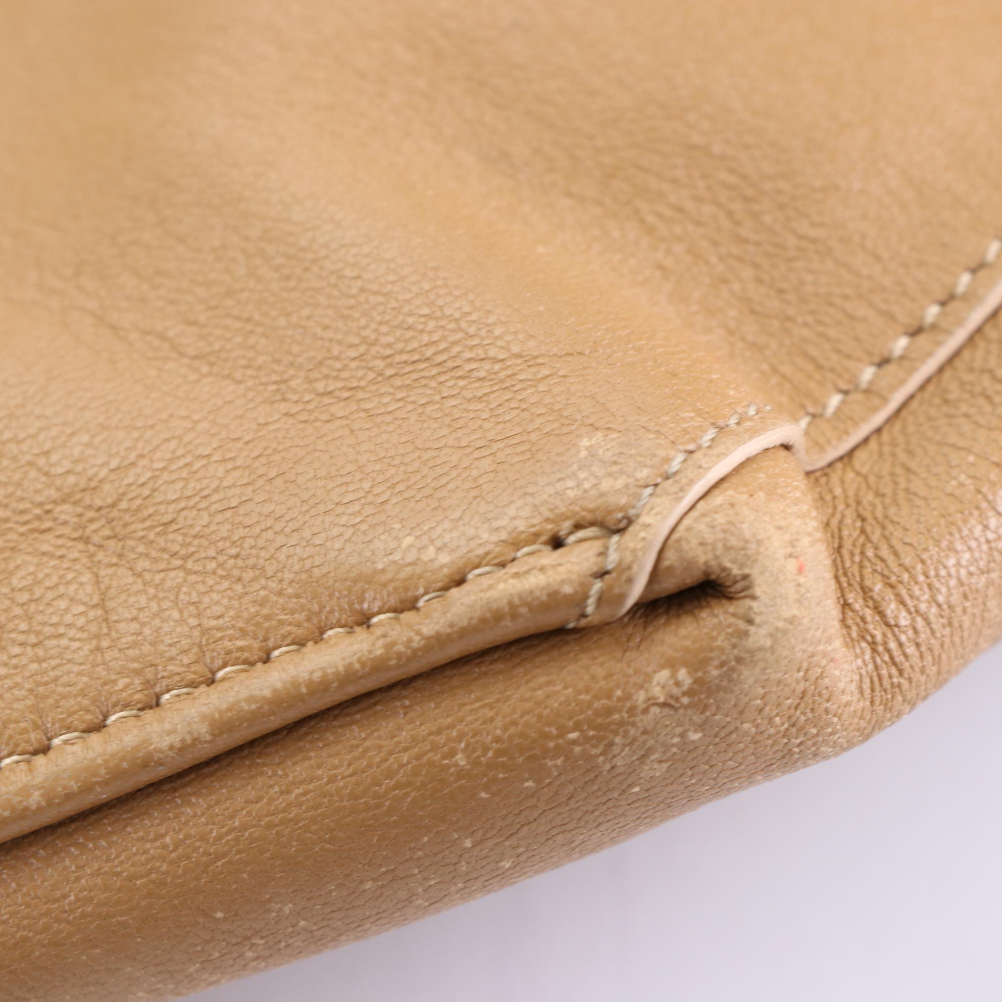 Céline Horizontal Bicolor Cabas Tote in Lambskin Leather