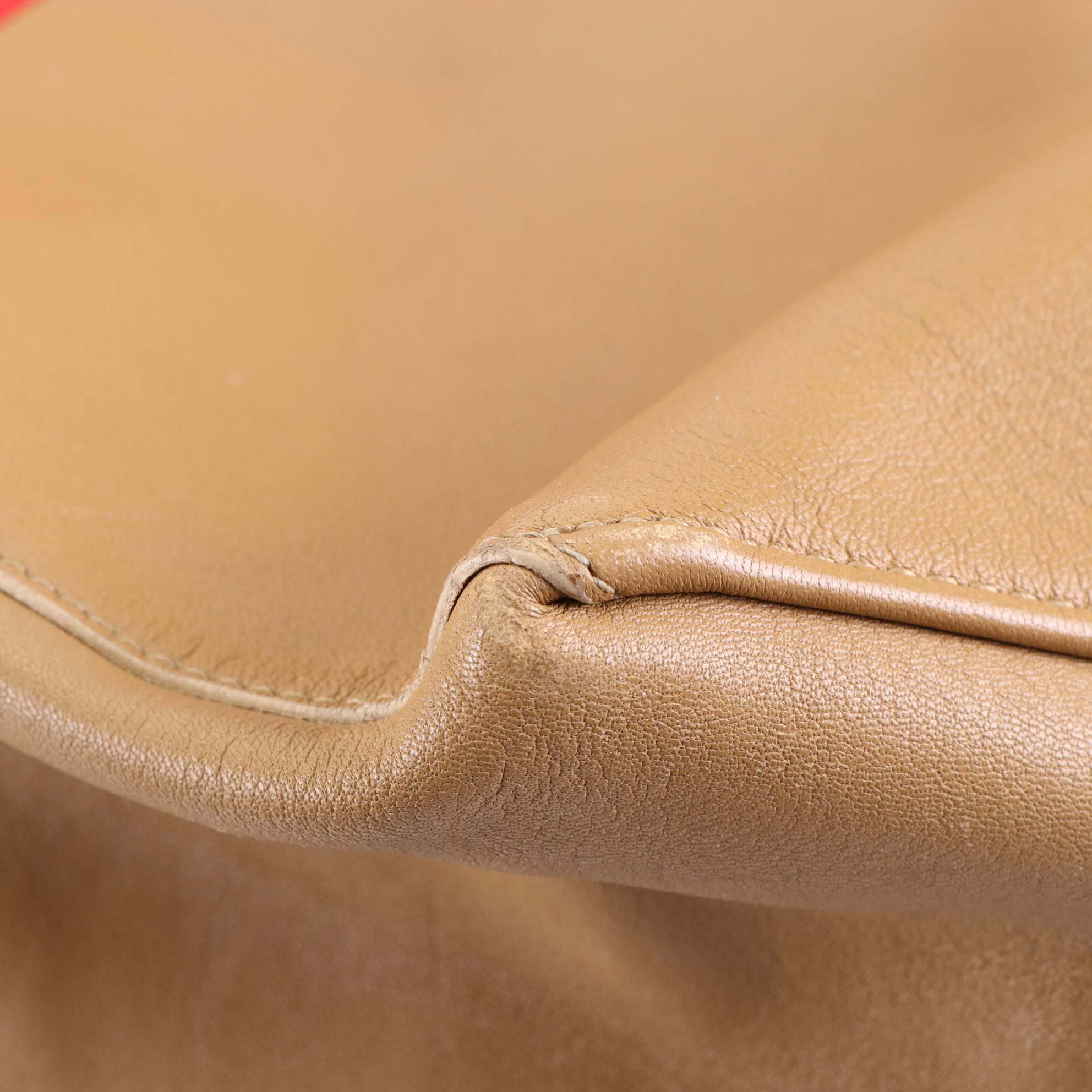 Céline Horizontal Bicolor Cabas Tote in Lambskin Leather