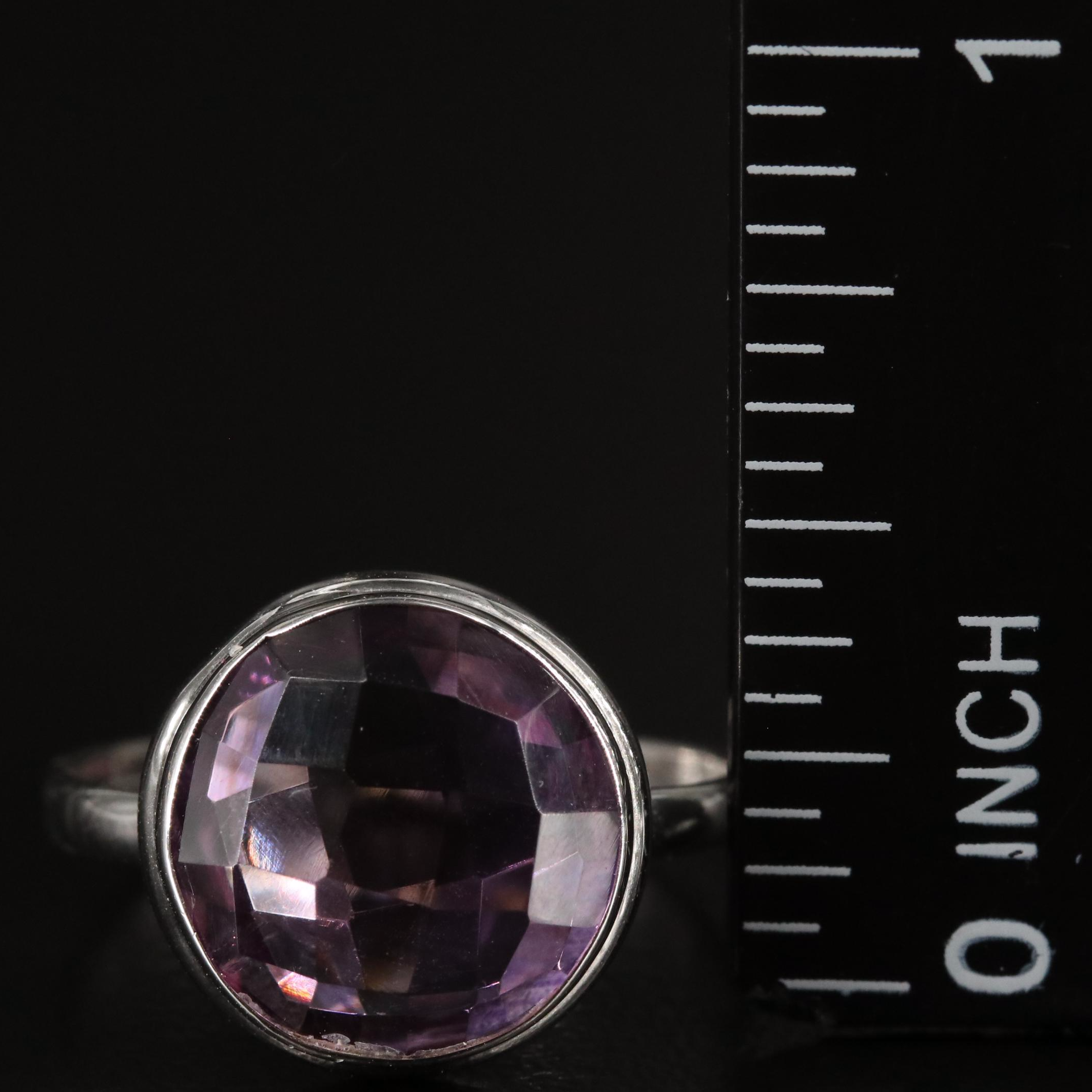 Sterling Amethyst Ring
