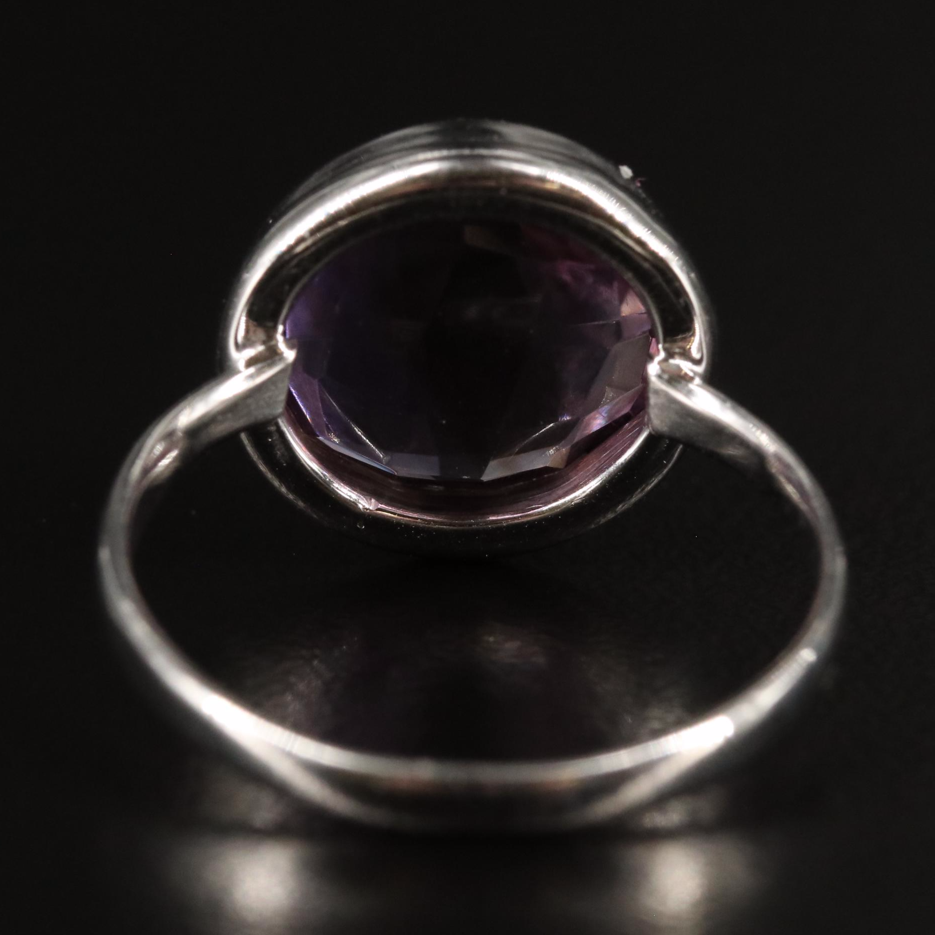 Sterling Amethyst Ring