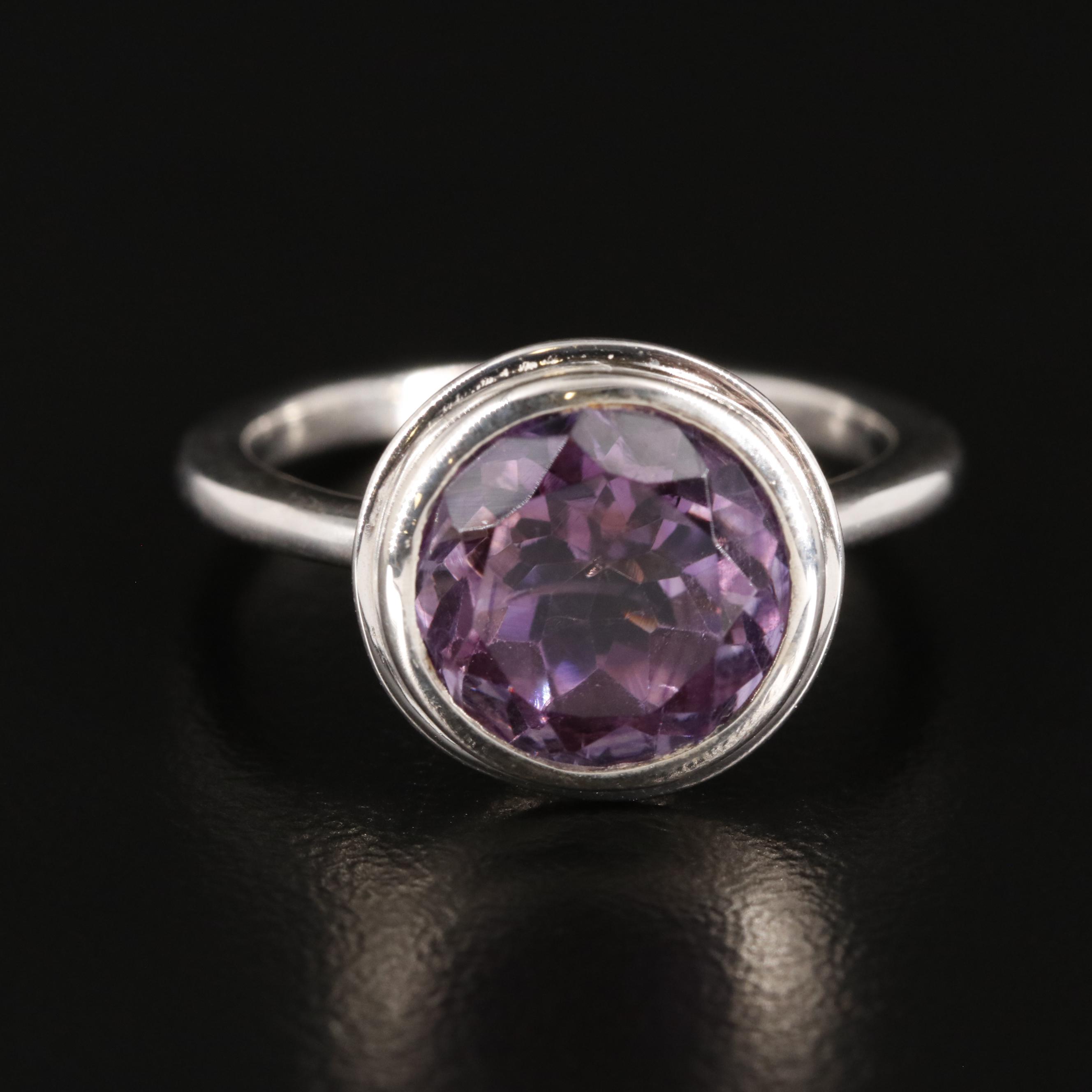 Sterling Amethyst Ring